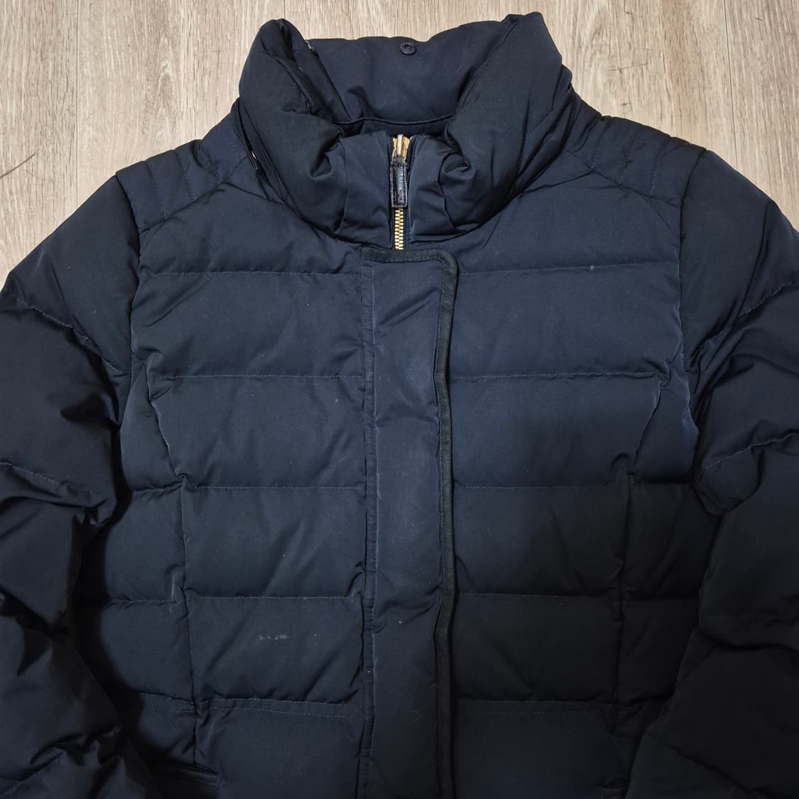 헤지스 여성 프리미엄 구스다운 세미 롱패딩 점퍼 XS(85) 상품이미지2