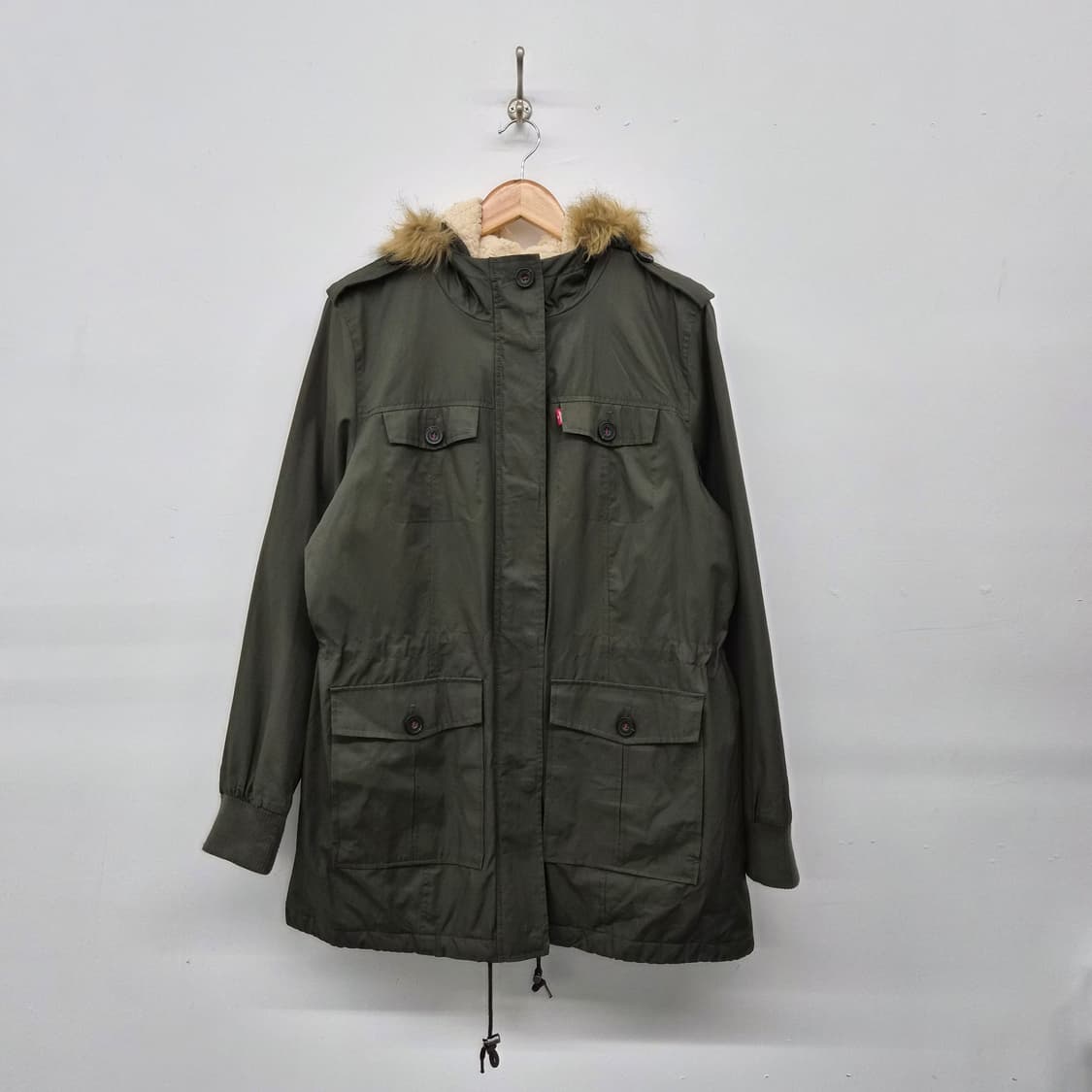 리바이스 카키 야상 후드 점퍼 남성 XL 상품이미지1