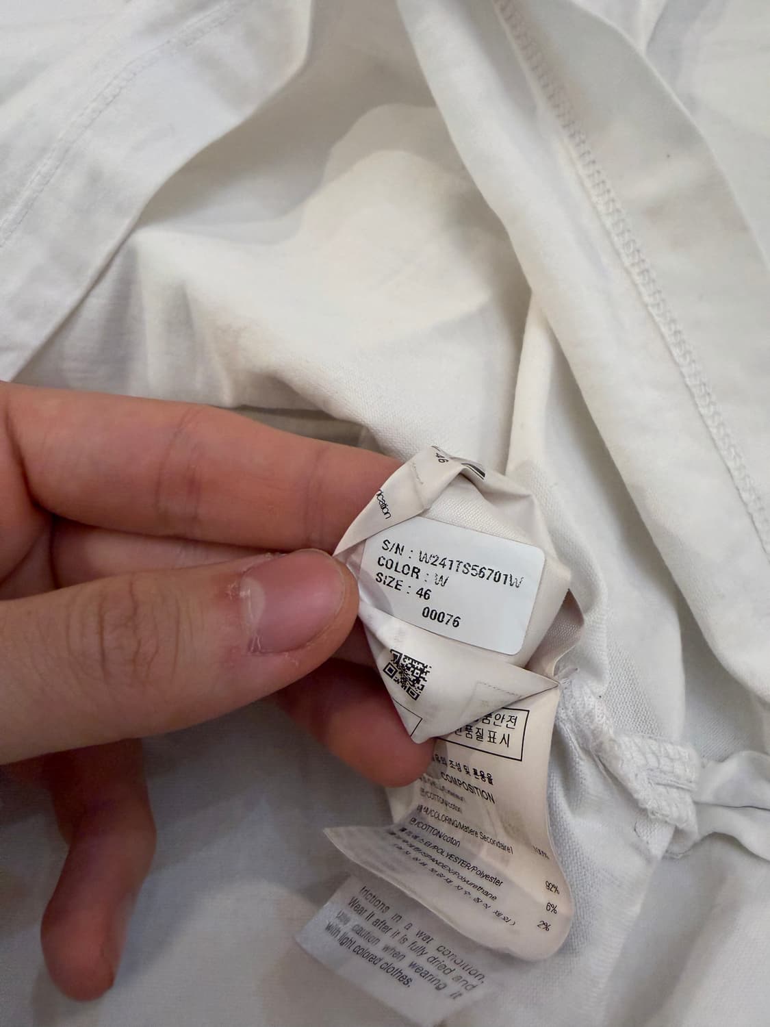 정품) 우영미 플라워 반팔 티셔츠 상품이미지10