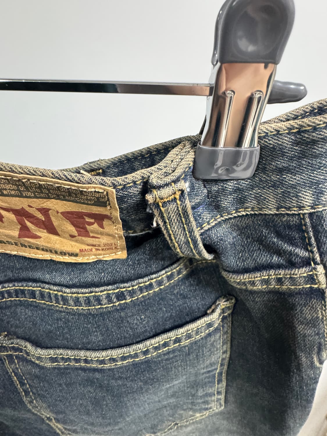 플리즈노팔로우 부츠컷 데님 3사이즈 상품이미지3