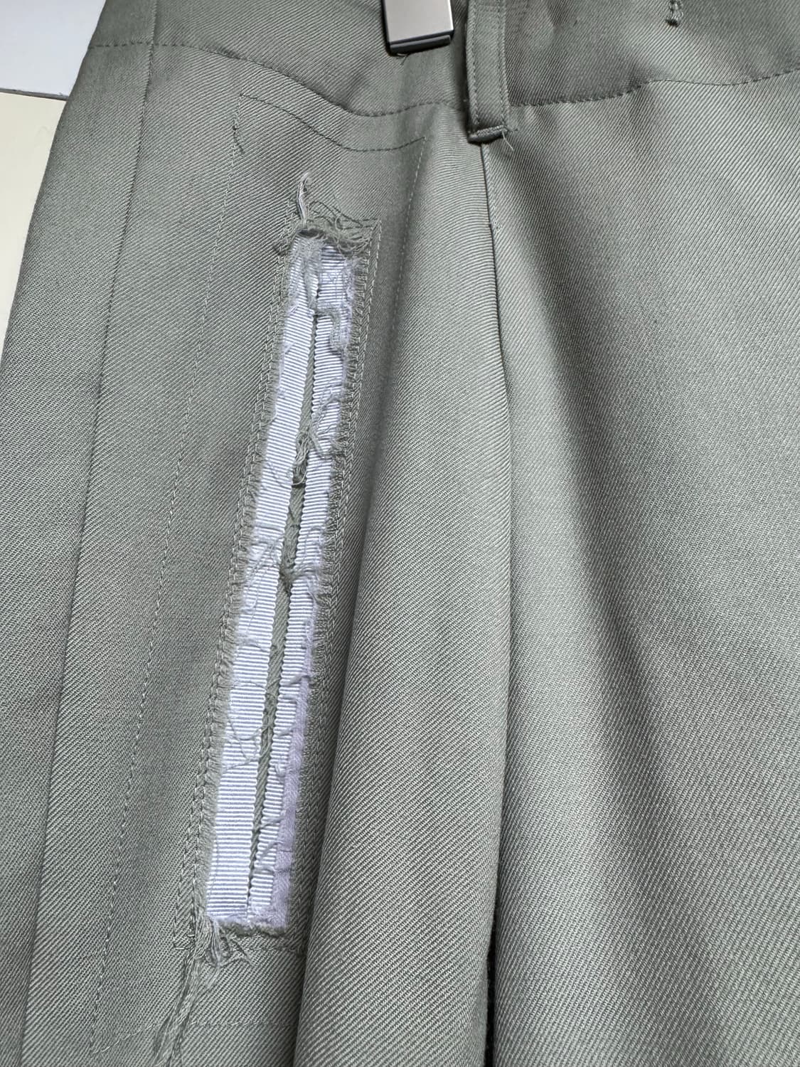 Bed J W Ford 20SS 슬릿팬츠 민트 상품이미지5