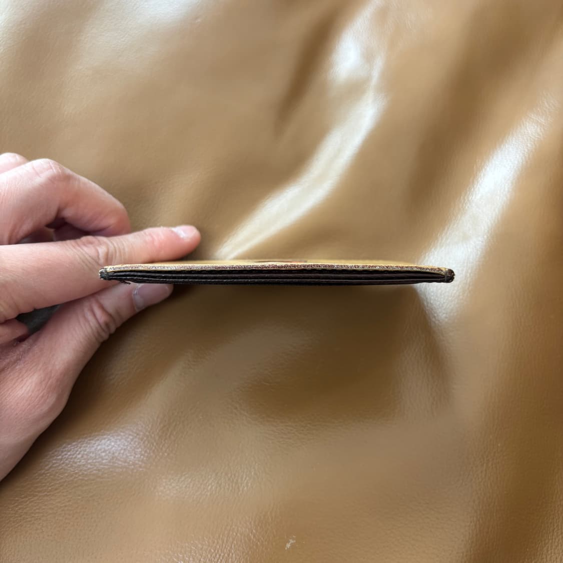 PORTER 포터 고트 레더 카드 케이스 월렛 지갑 브라운 상품이미지4