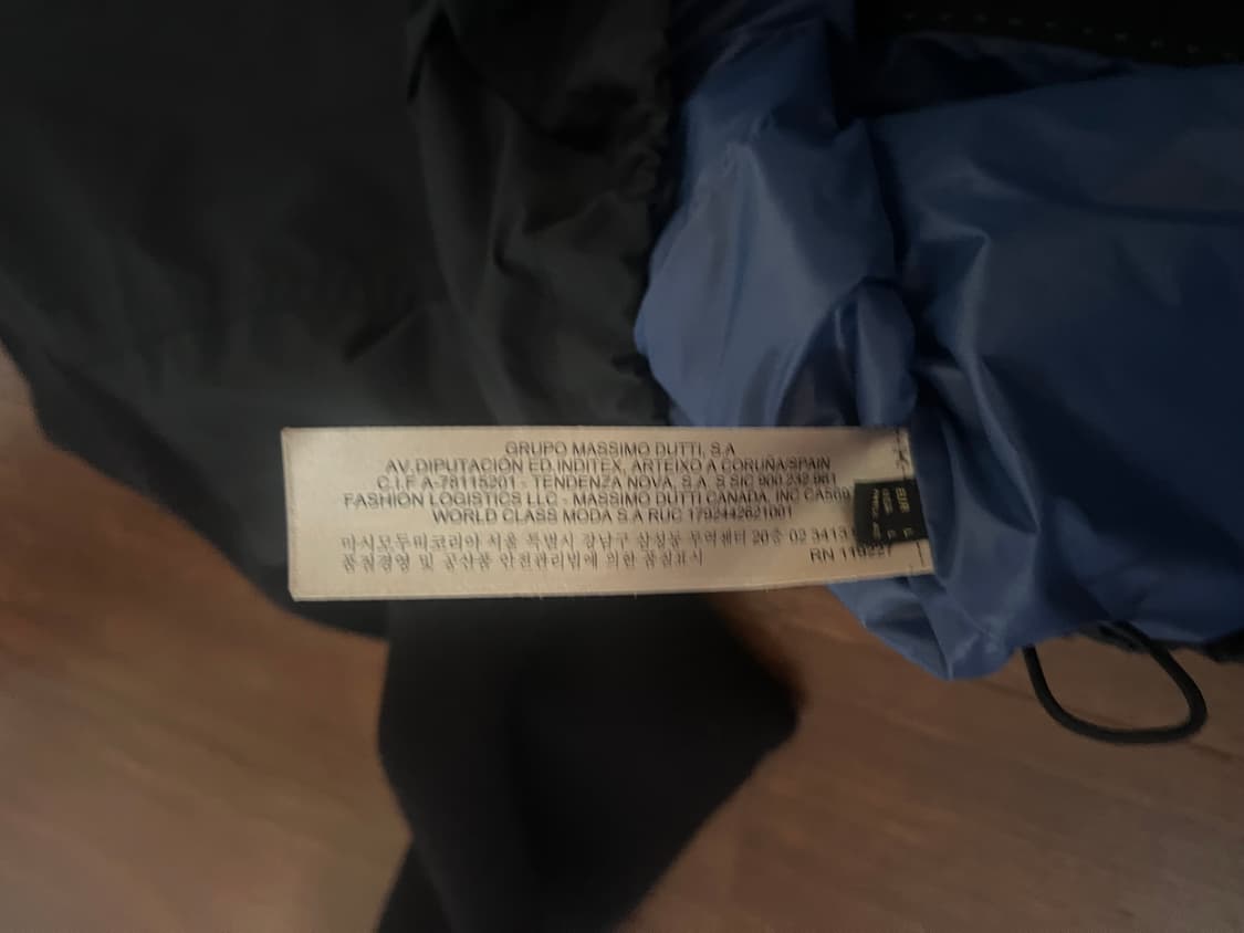 마시모두띠 하이브리드 네이비 자켓 (M~L) 상품이미지3