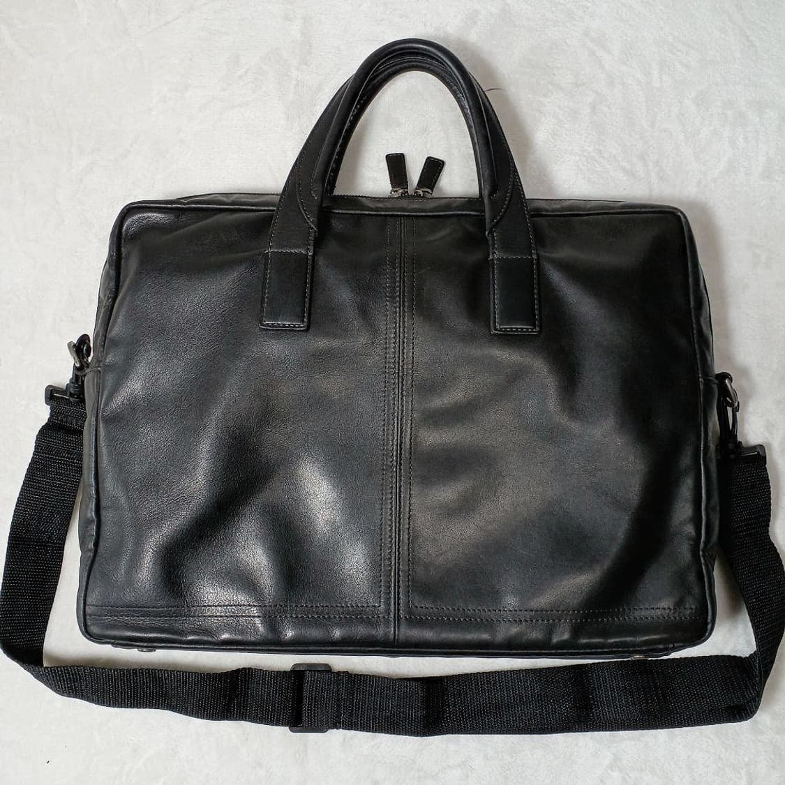 랑방 컬렉션 소가죽 2way 비즈니스백 요시다 포터 대용 추천 상품이미지1