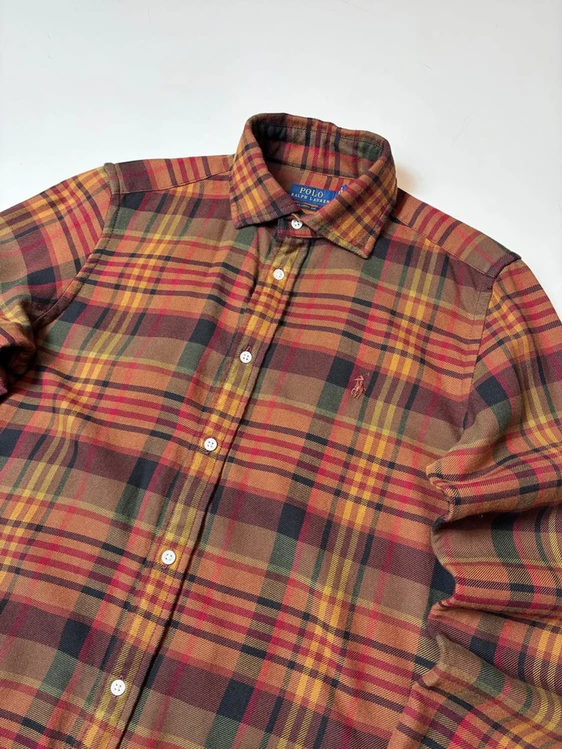 폴로 랄프로렌 브라운 타탄 체크 셔츠 PN9307 상품이미지2