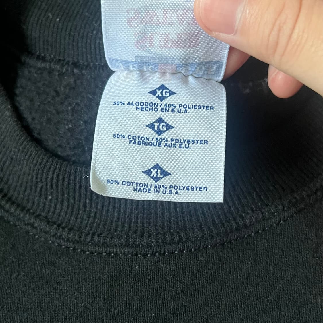 JERZEES 90s 스웻셔츠 블랙 XL USA 상품이미지4