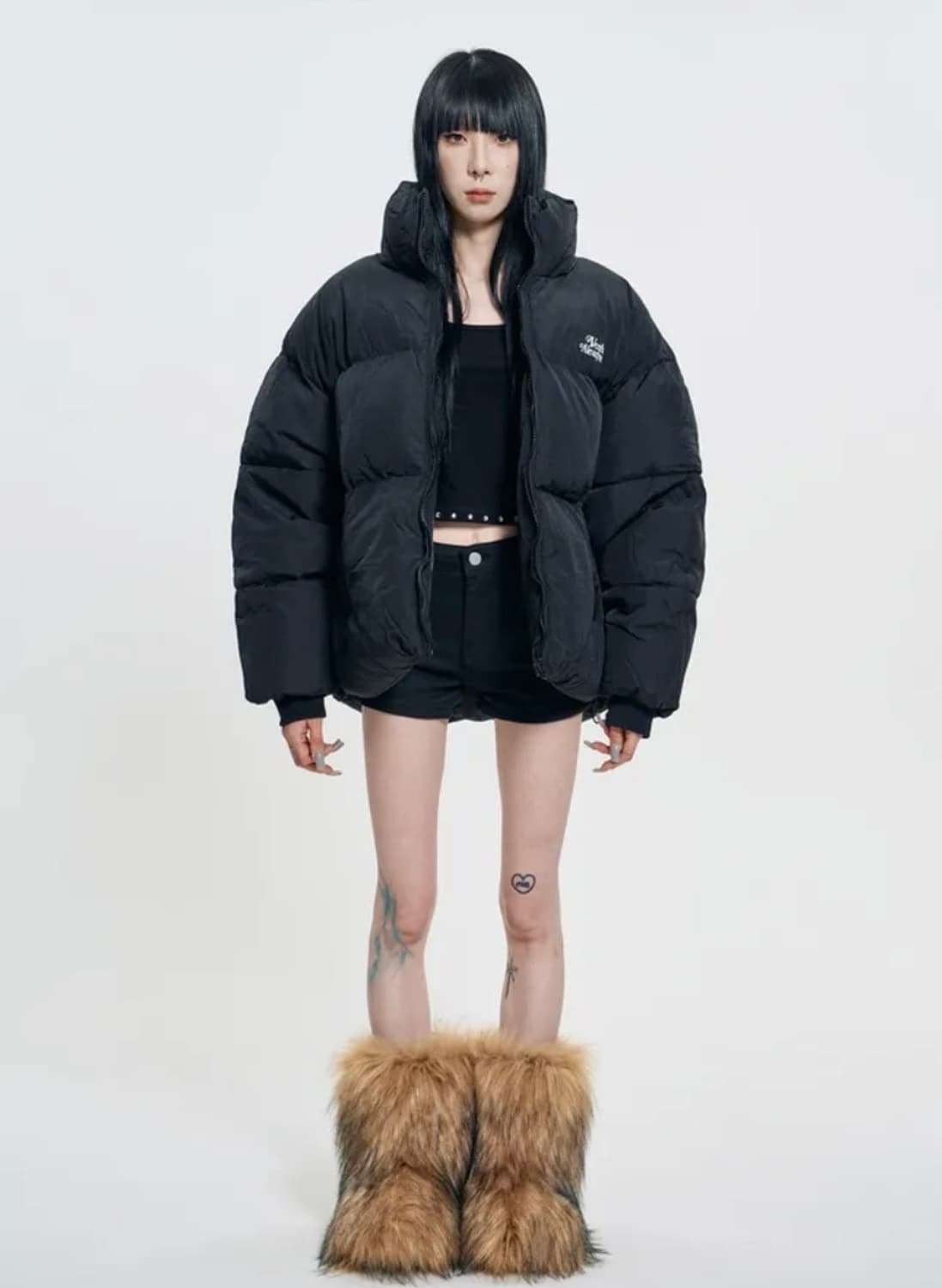 (새상품, 반값) 벤힛 오버사이즈 숏패딩 & 덤 퍼드림 상품이미지1