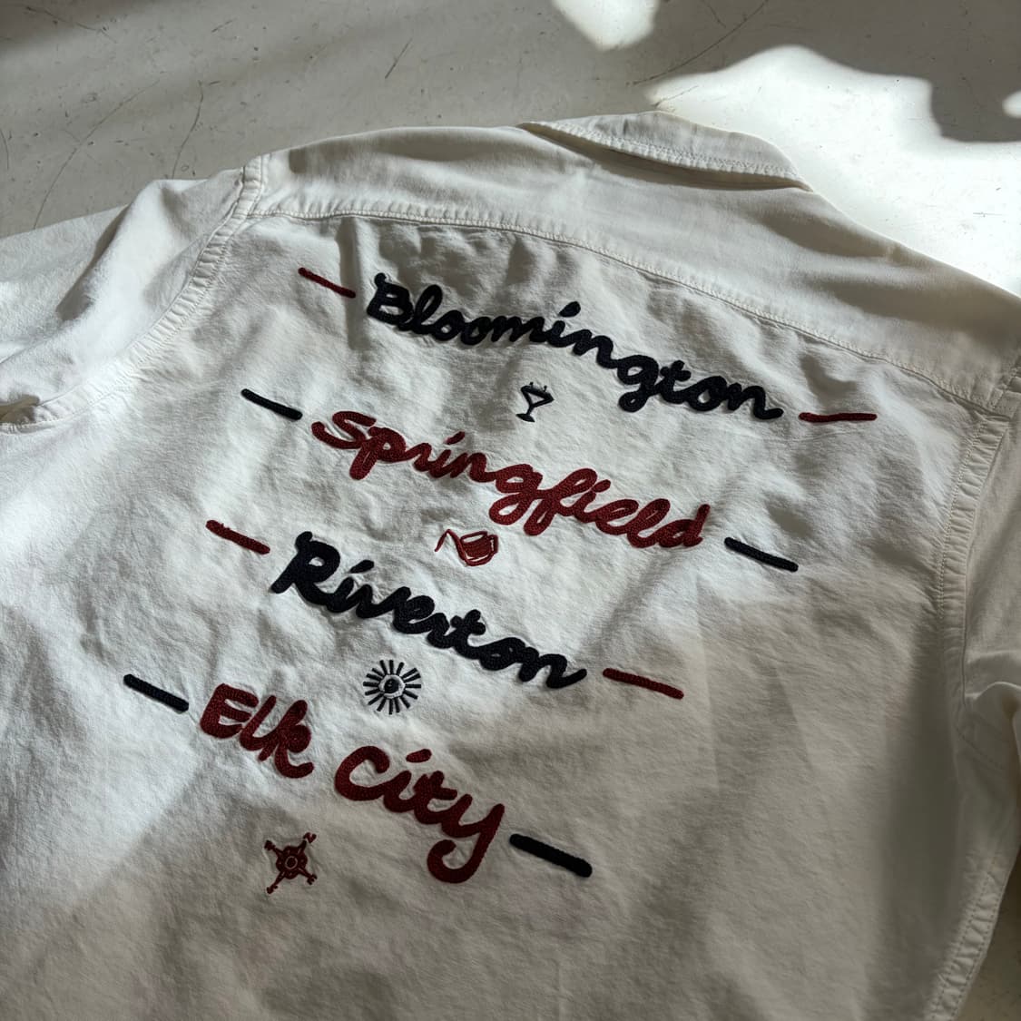 아비렉스 빈티지 자수 셔츠 L 상품이미지9