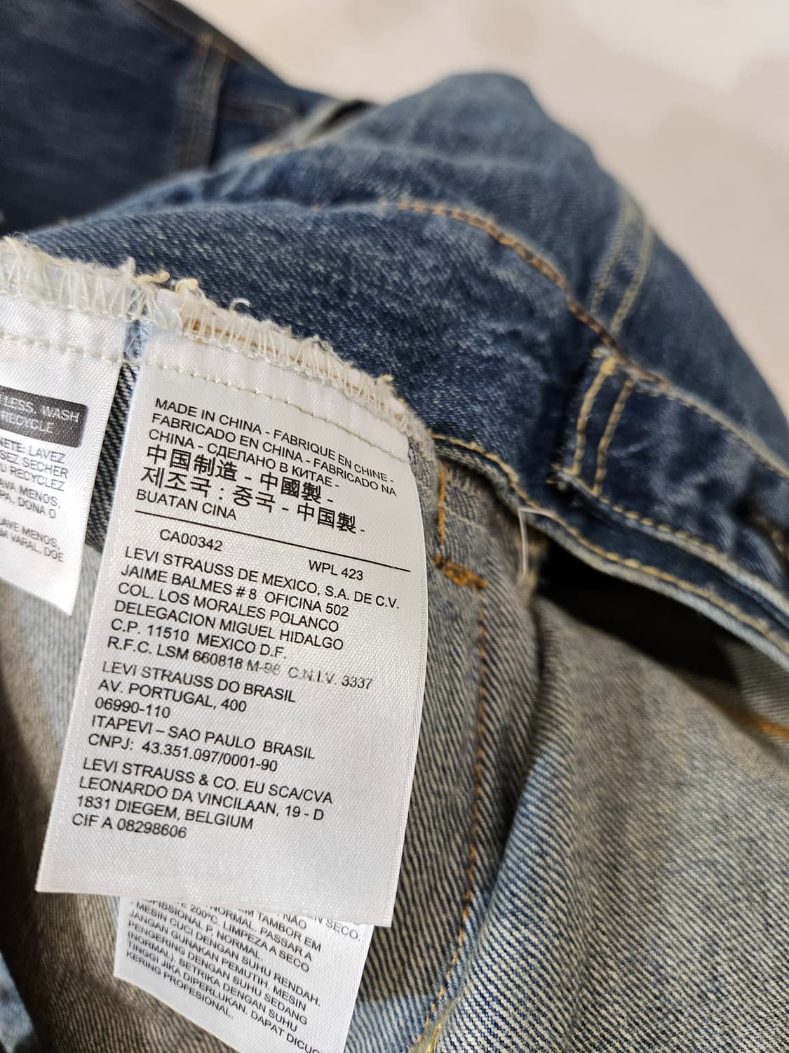 리바이스 데님 청자켓 상품이미지5