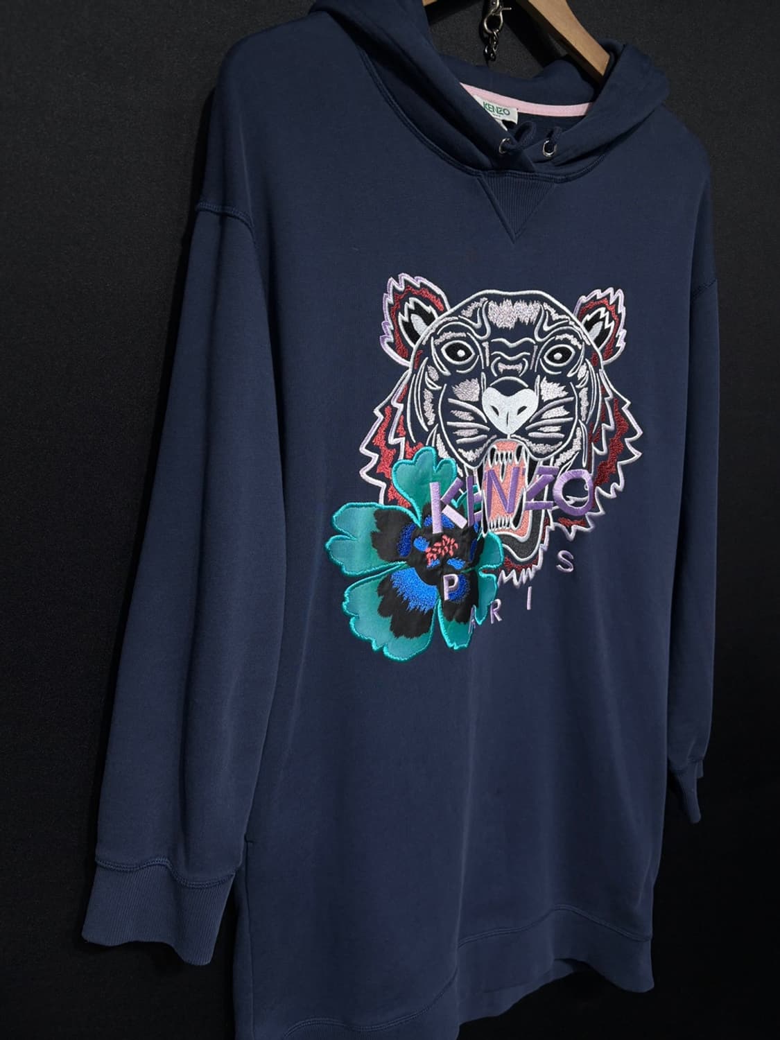 여성용 겐조 플라워 타이거 자수 후드 원피스 상품이미지4
