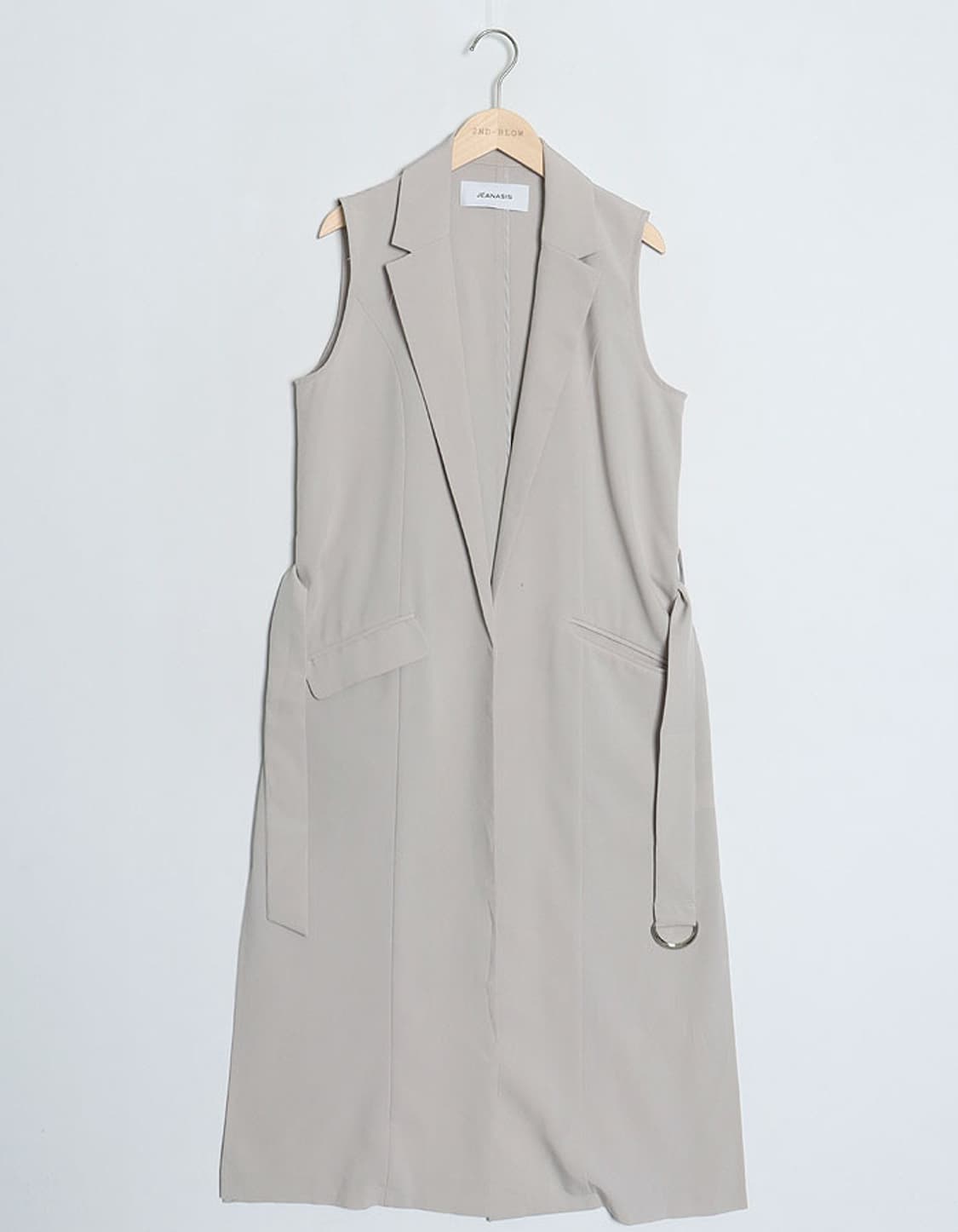 JEANASiS Sleeveless Belted Coat   상품이미지1