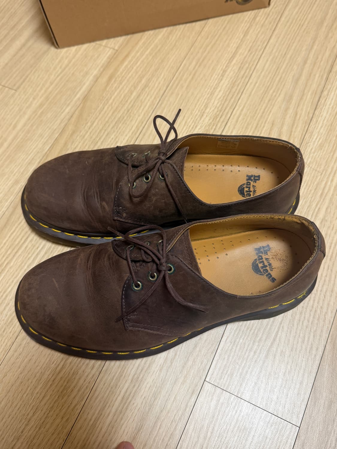 uk6,250) 129,000 닥터마틴 1461 크레이지 홀스 브라운 상품이미지6