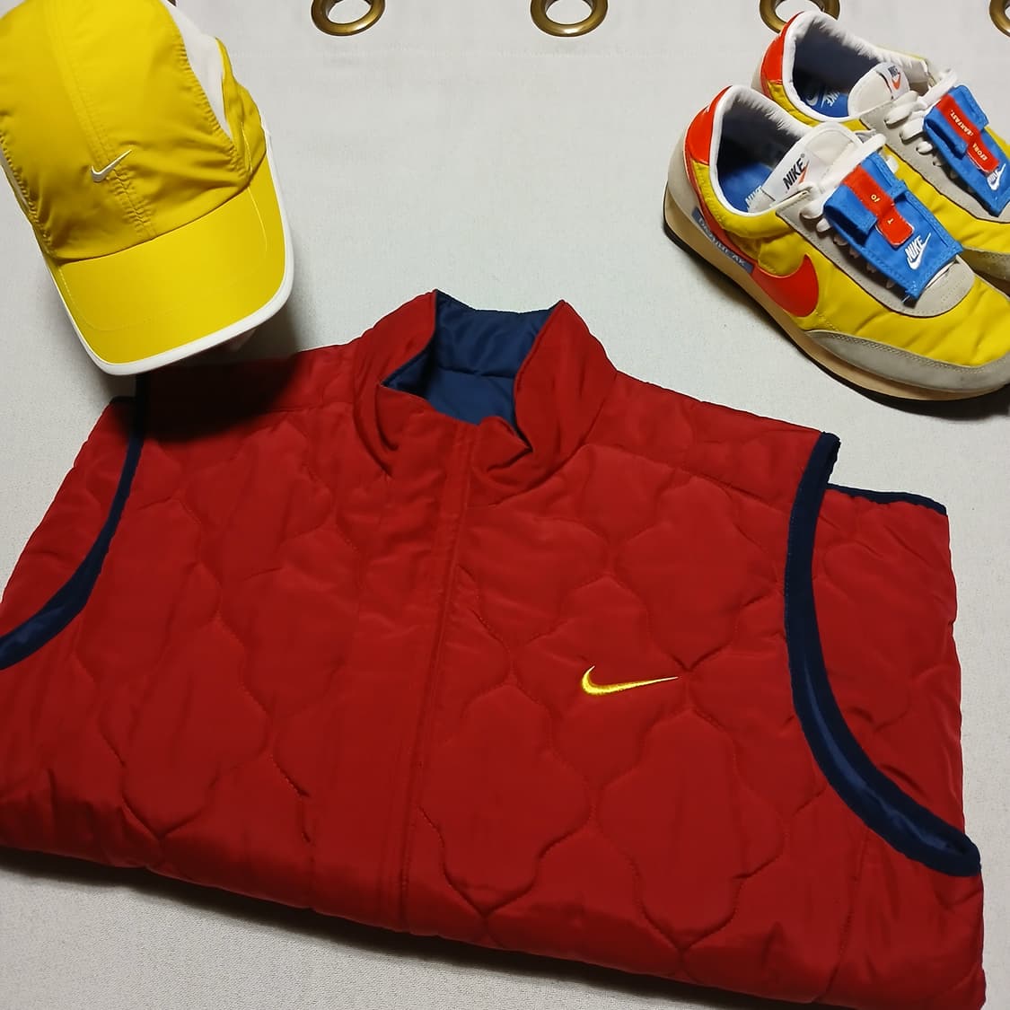 NIKE 나이키 양면 퀄팅 패딩 조끼 베스트 자켓 빈티지 구제 상품이미지2