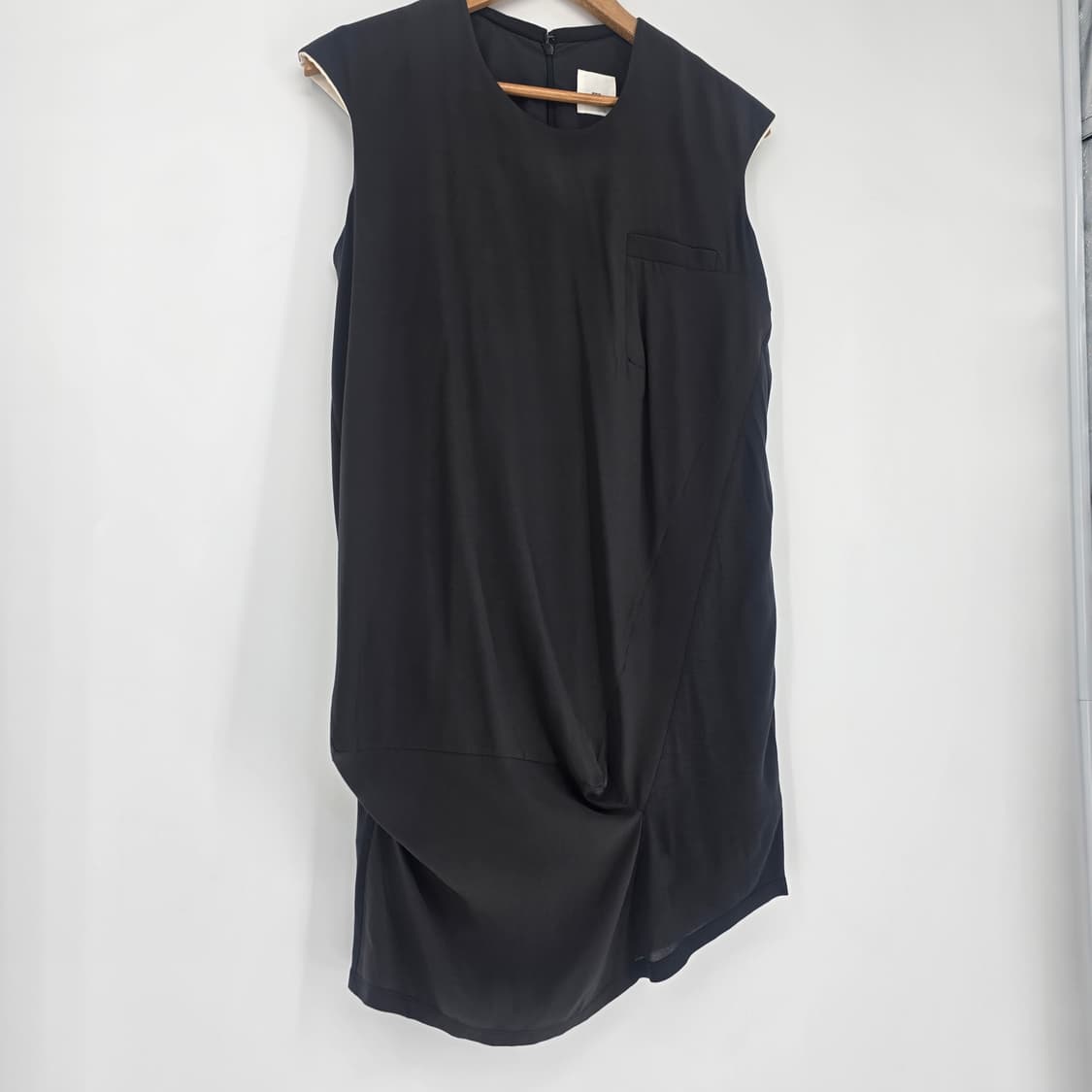 KUHO  짙은 회색 민소매 롱 블라우스 미니 원피스 S 상품이미지9