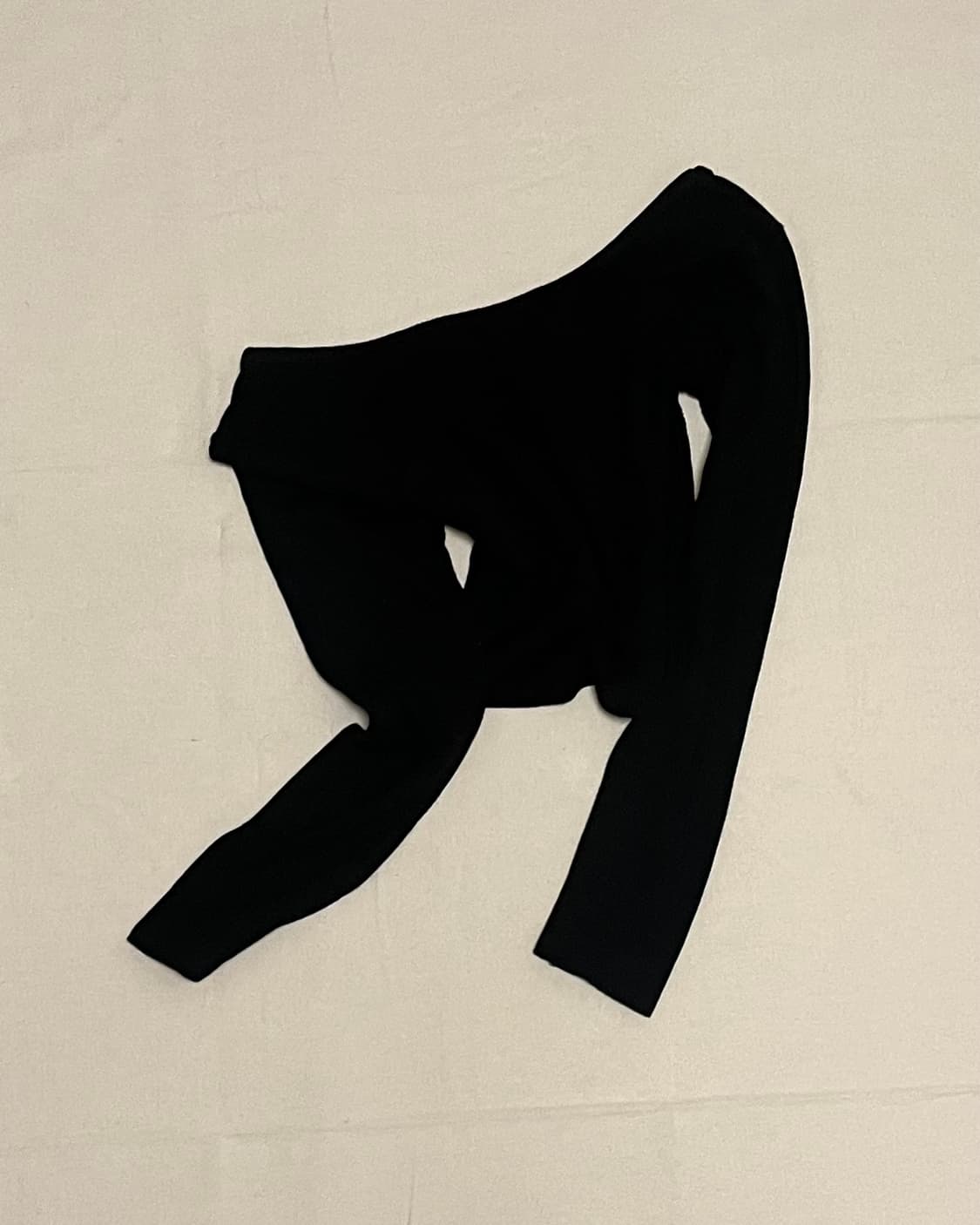 slim fit deep U-neck long sleeve 상품이미지5