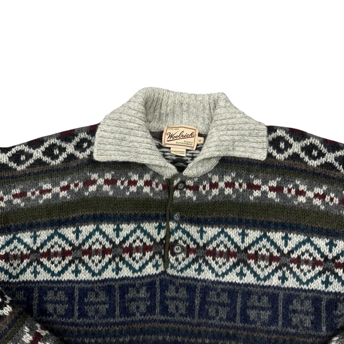 울리치 페어아일 패턴 니트 상품이미지2