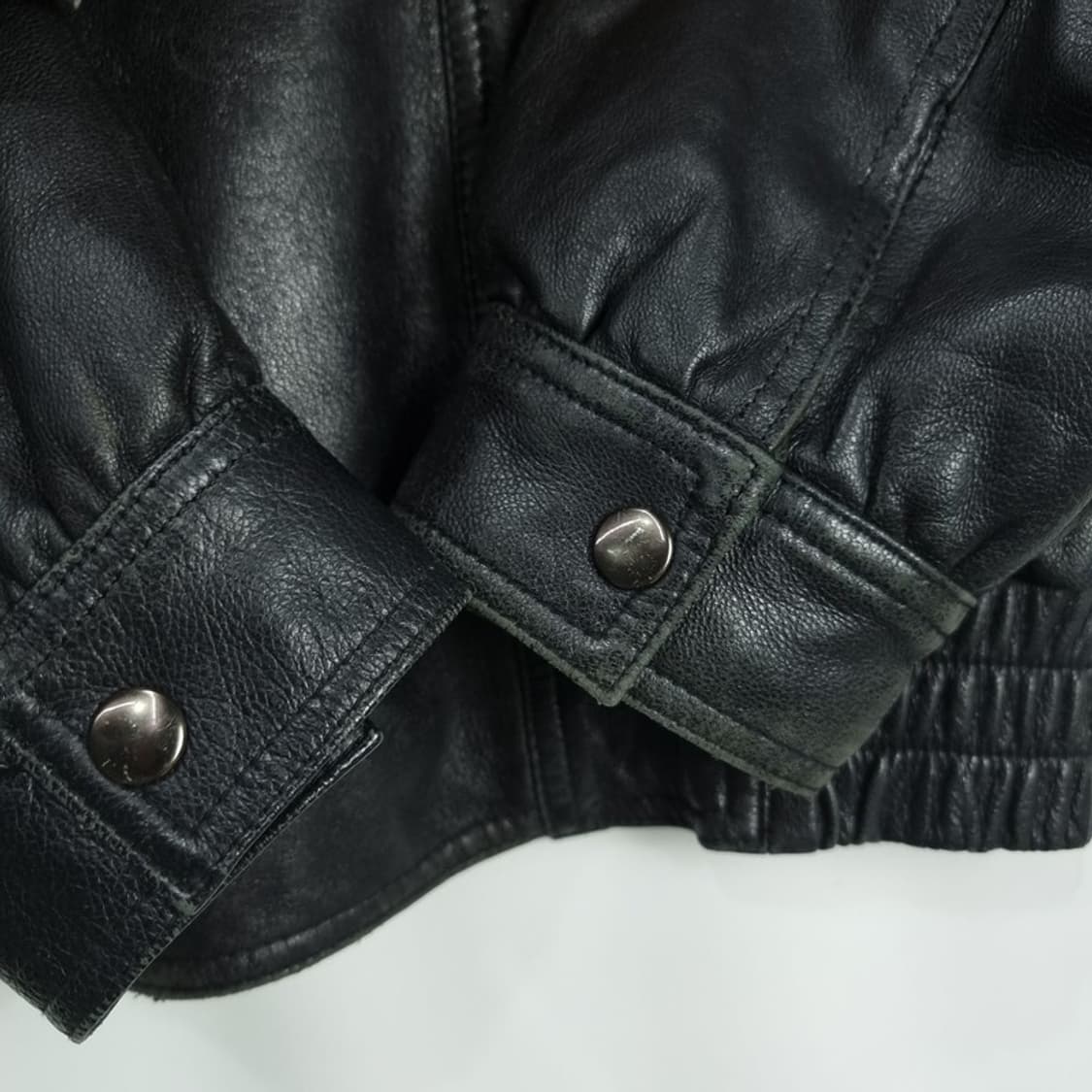 [일본빈티지] 빈티지 그래픽 램스킨 양가죽 빈티지 가죽 자켓 M18691 상품이미지7