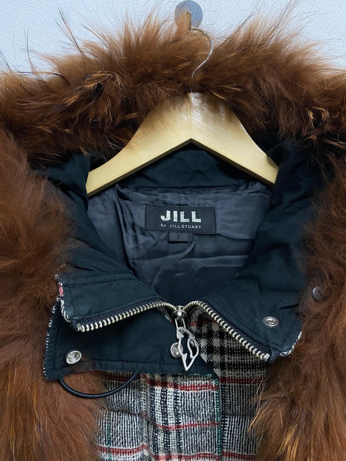  질스튜어트 오리털 체크패딩 S-M 상품이미지5