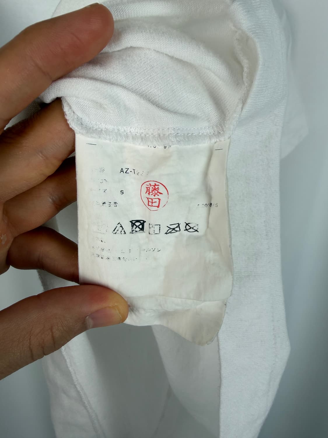 a485) 꼼데가르송 레드와펜 더블하트 반팔티셔츠 상품이미지5