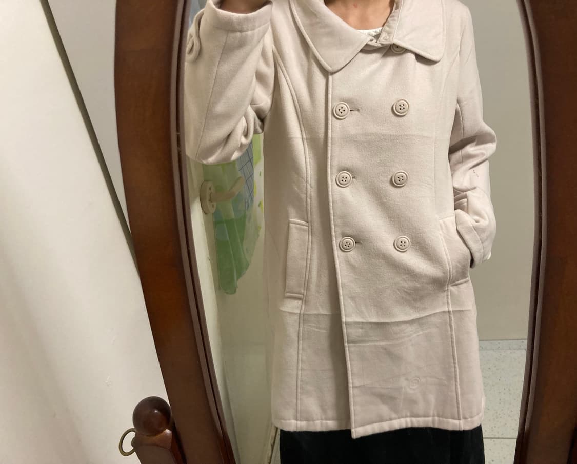 둥근카라 롱 코트 상품이미지2