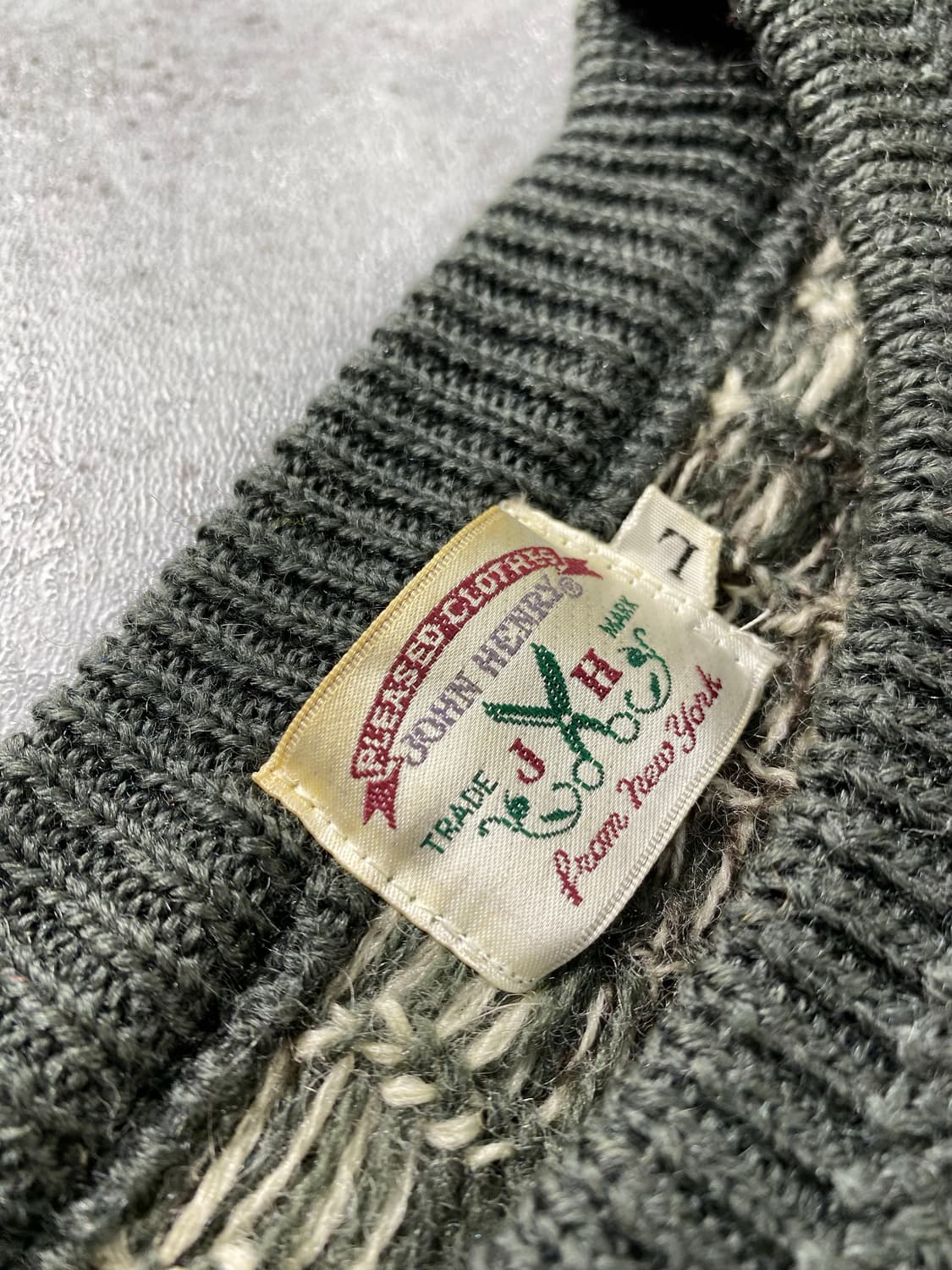 [L] JOHN HENRY 존 헨리 빈티지 울 스웨터 상품이미지7