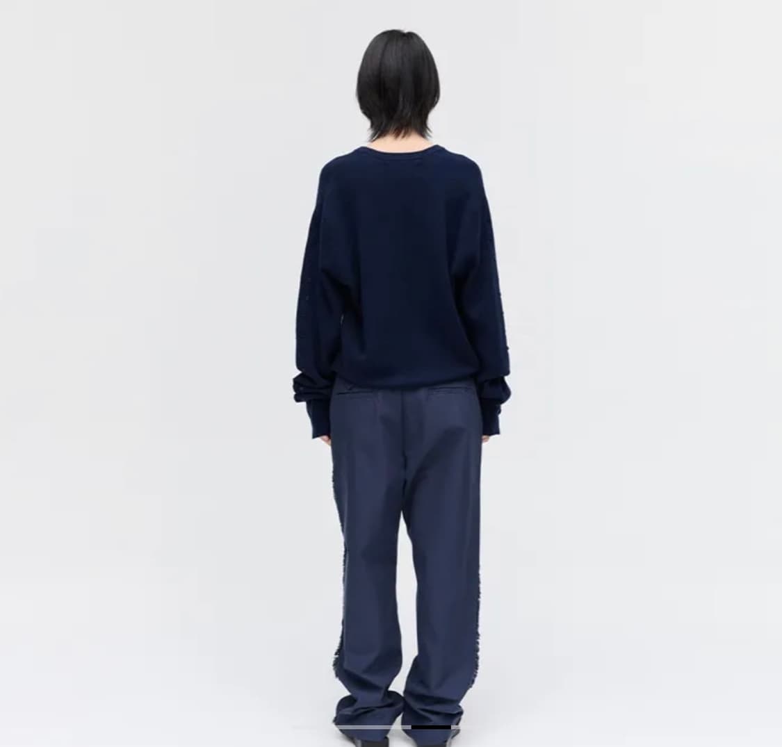 PLZPROJECT Button Sleeve V-Neck Knit  상품이미지3