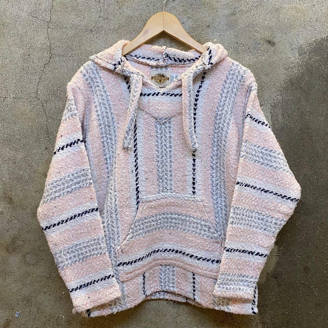 미국빈티지 핑크 니트후드 상품이미지1