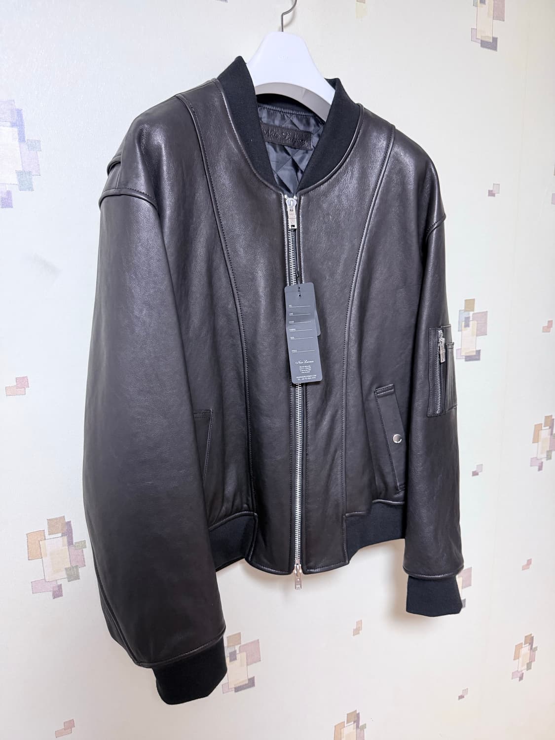 [미사용 새제품] 느와르 라르메스 레더 Ma1 상품이미지5