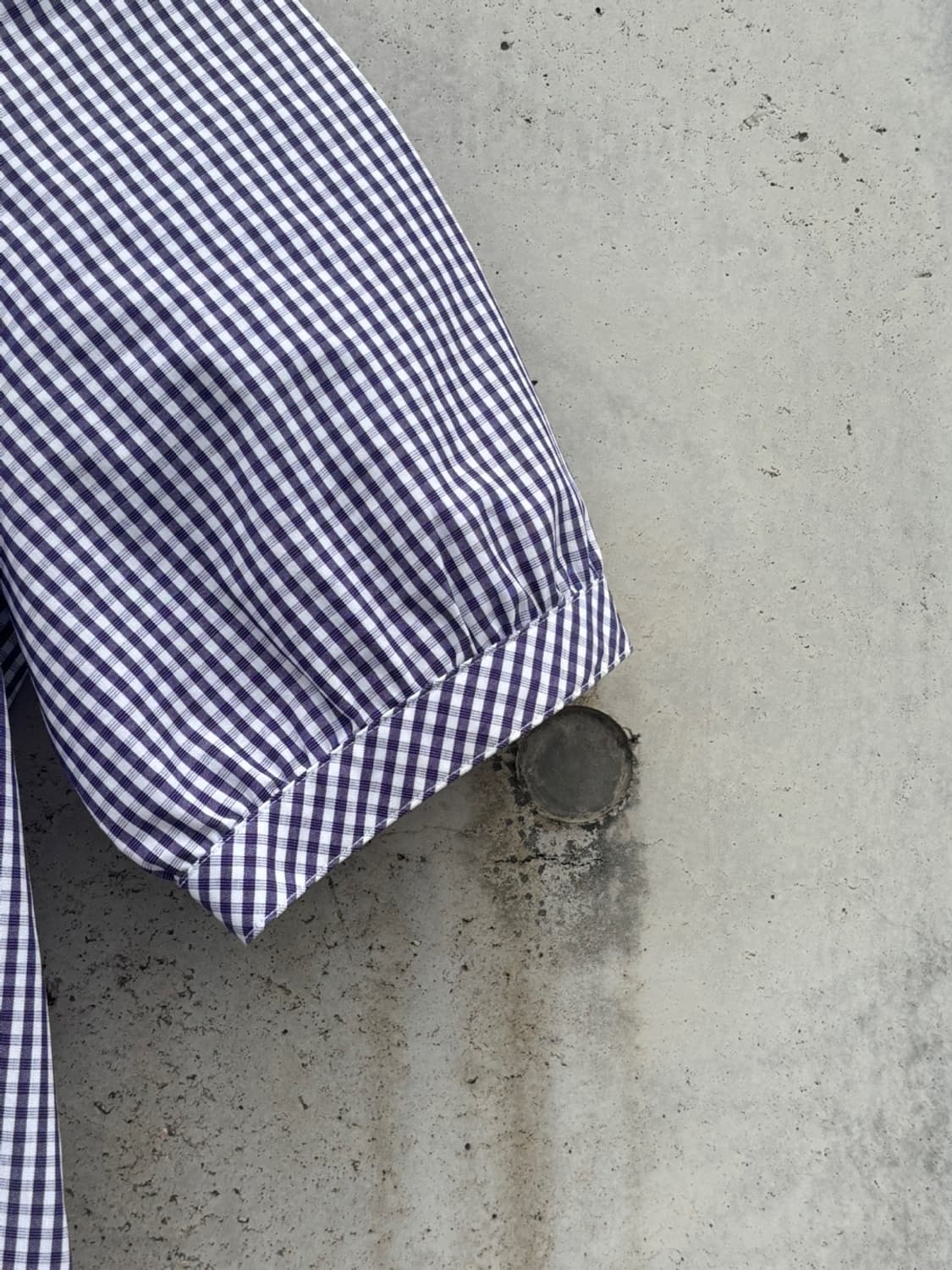 Japanese Frill Check Blouse 상품이미지4