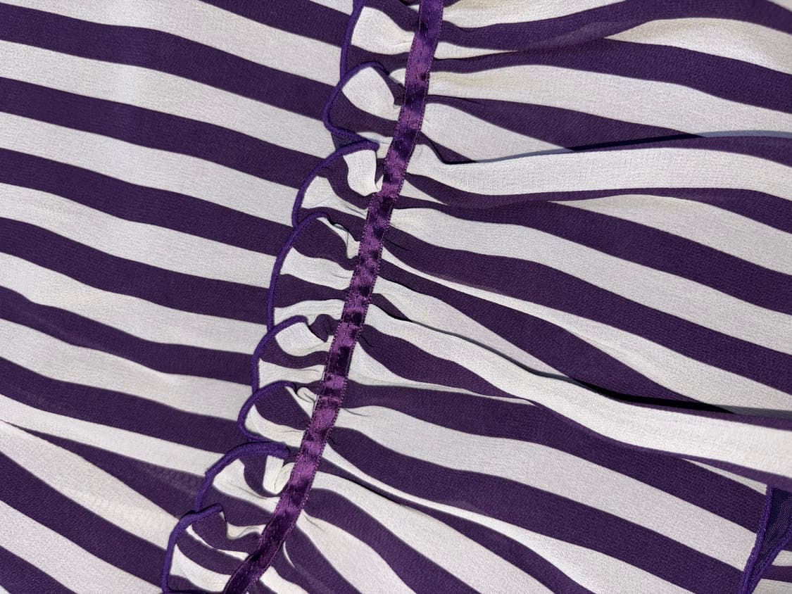 ID Vintage 퍼플 프릴 미디 스커트 상품이미지5