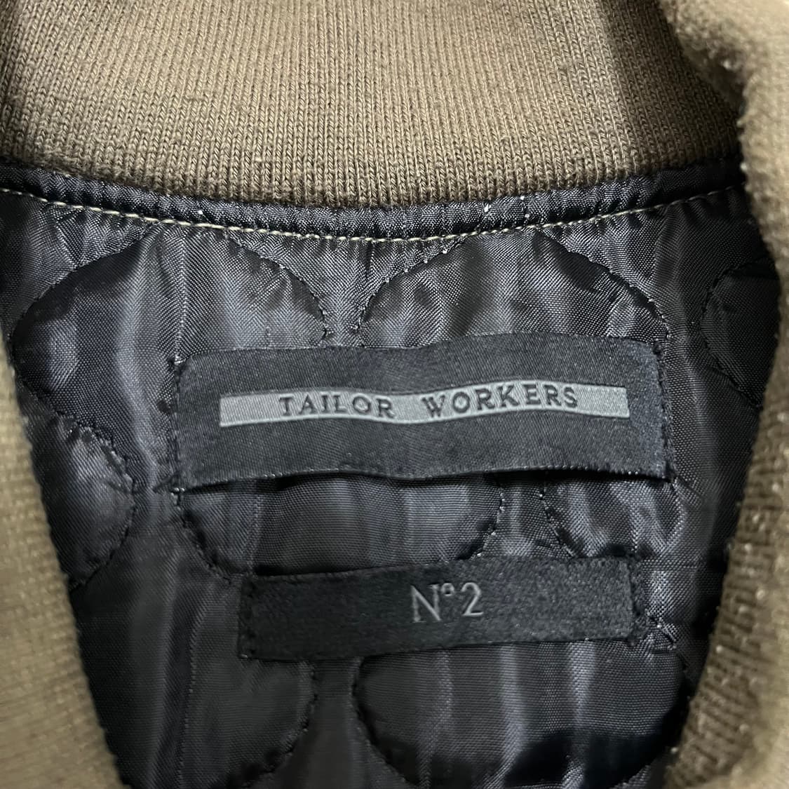 테일러 워커스 신슐레이트 MA-1 항공점퍼 봄버자켓 [카키] M/95 상품이미지4