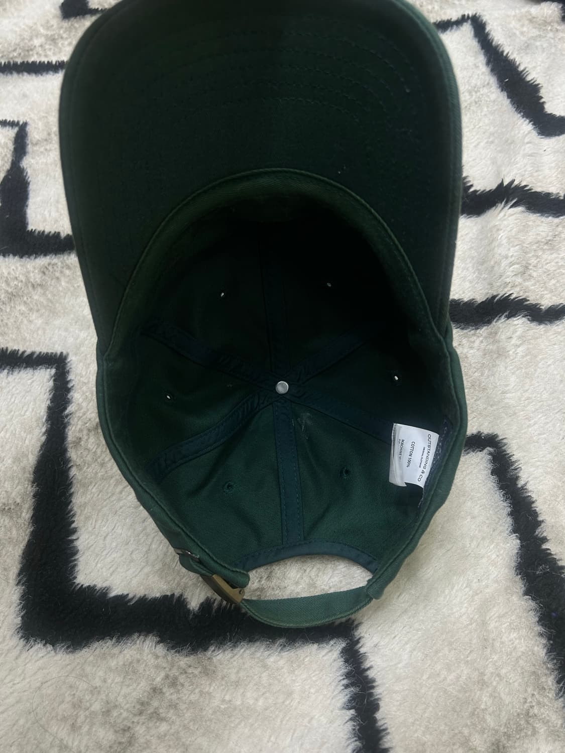 아웃스탠딩 로고 볼캡/그린 상품이미지4