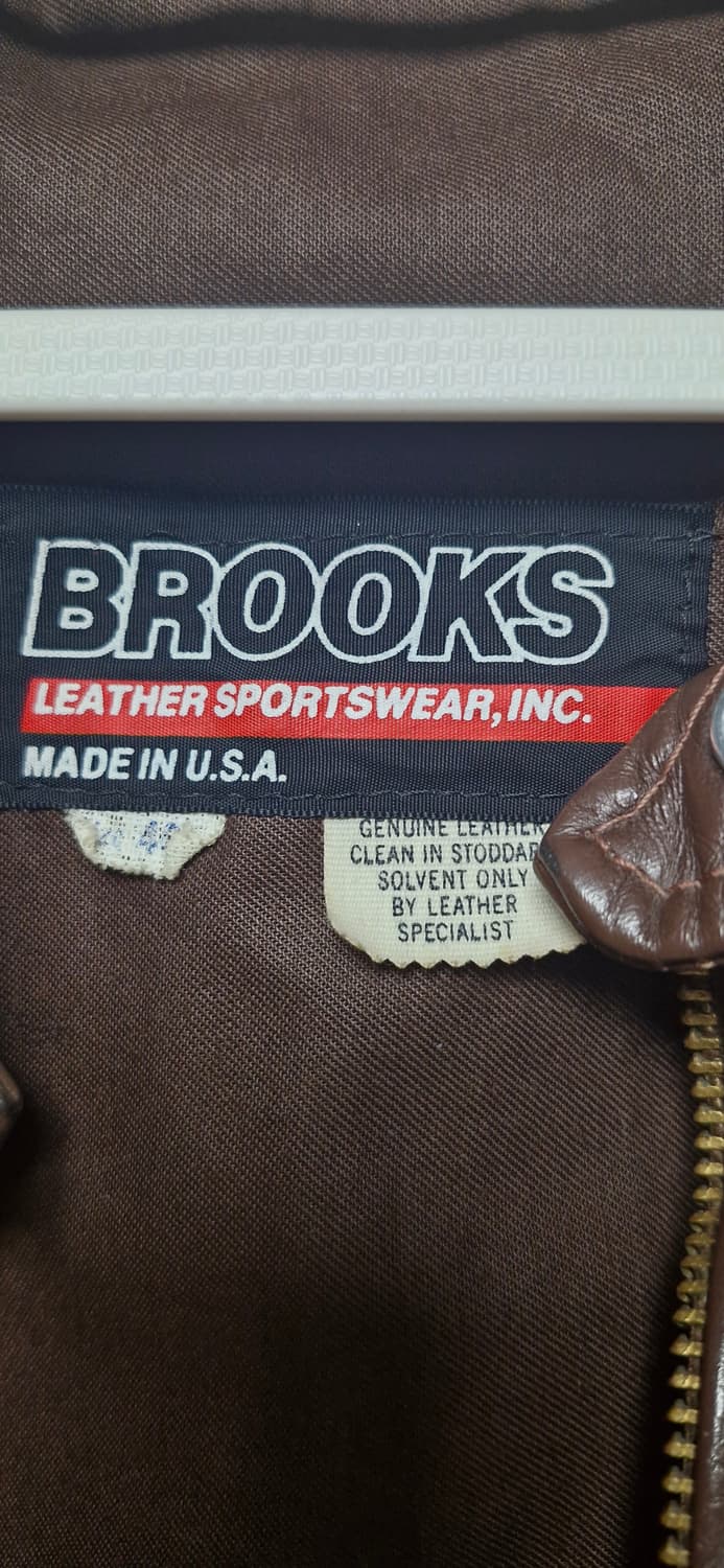 70년대 BROOKS 가죽자켓 상품이미지5