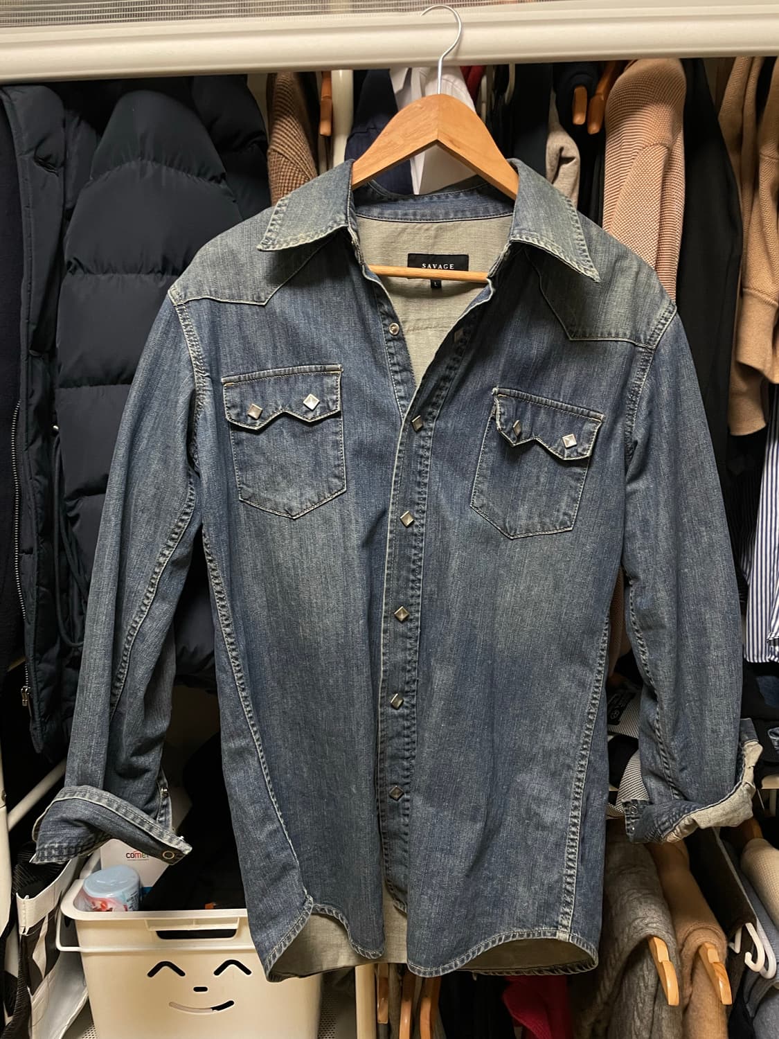 세비지 청셔츠 팝니다. 상품이미지2