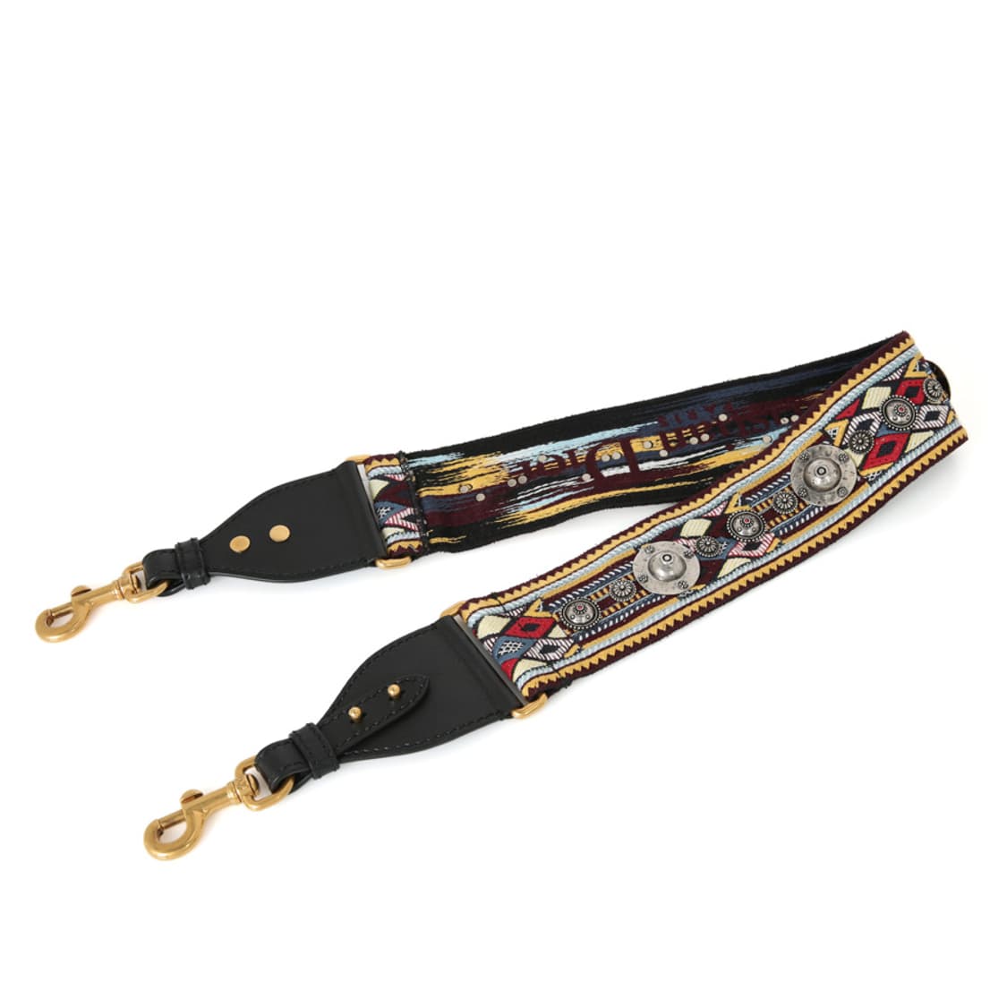 디올 스트랩 멀티컬러 자수 메달리언 보헤미안 레인보우 숄더 상품이미지7