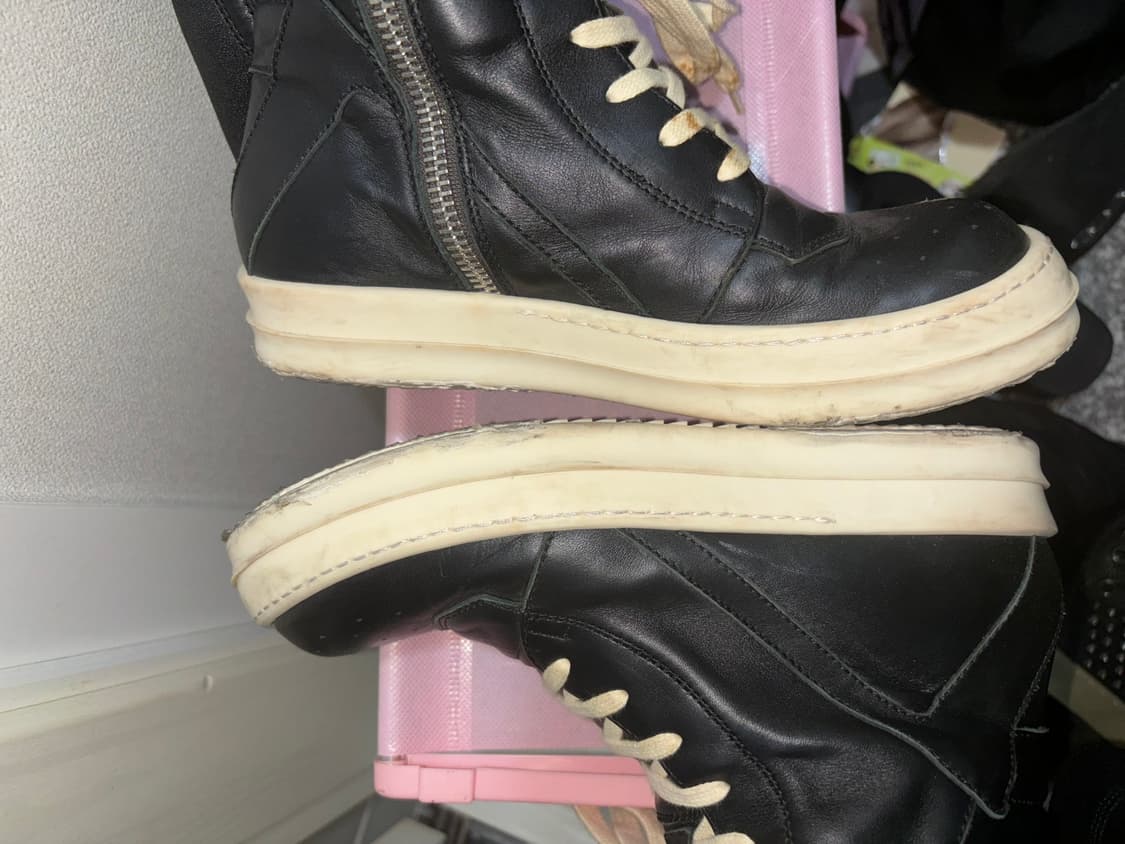 릭오웬스 지오바스켓 스니커즈 블랙 상품이미지4