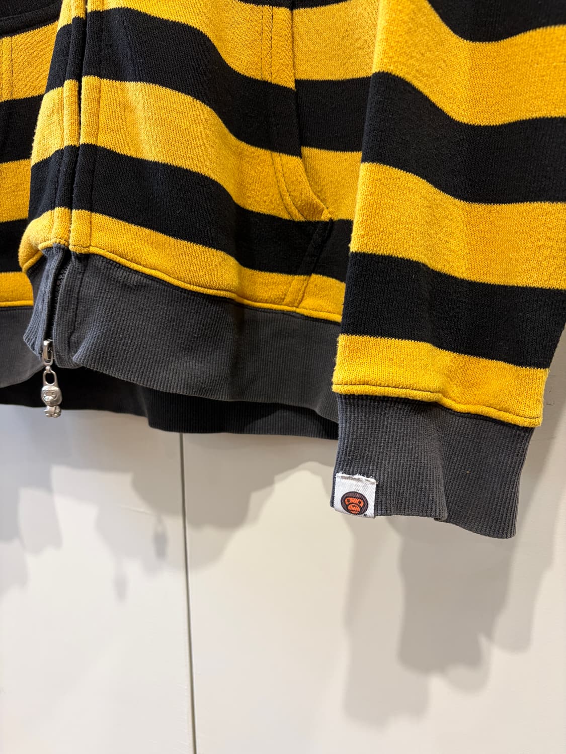 베이프 베이비 마일로 스트라이프 후드 집업 상품이미지4