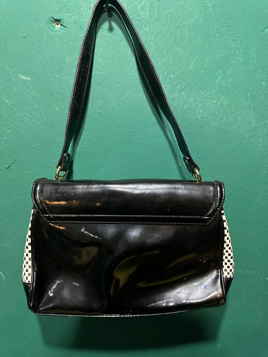 발렌시아가 체커보드 숄더백 상품이미지5