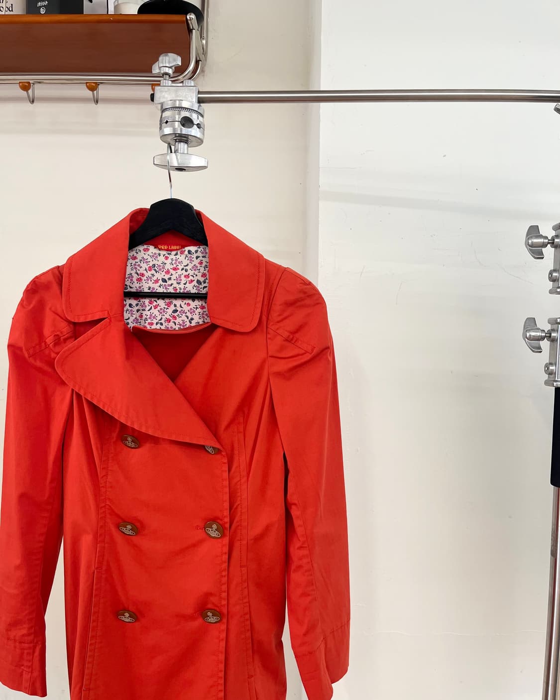 비비안 웨스트우드 오렌지 레드라벨 더블 브레스티드 코트 상품이미지3