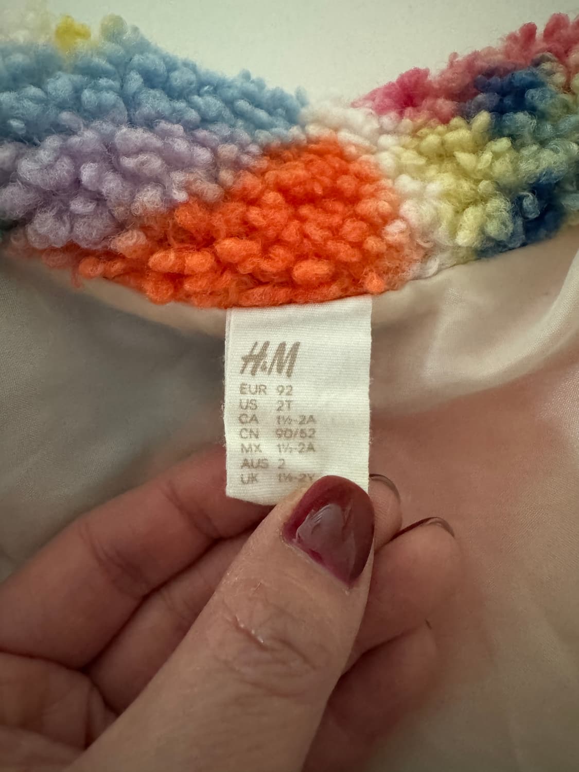 h&m 키즈 후리스 자켓 2T 상품이미지6