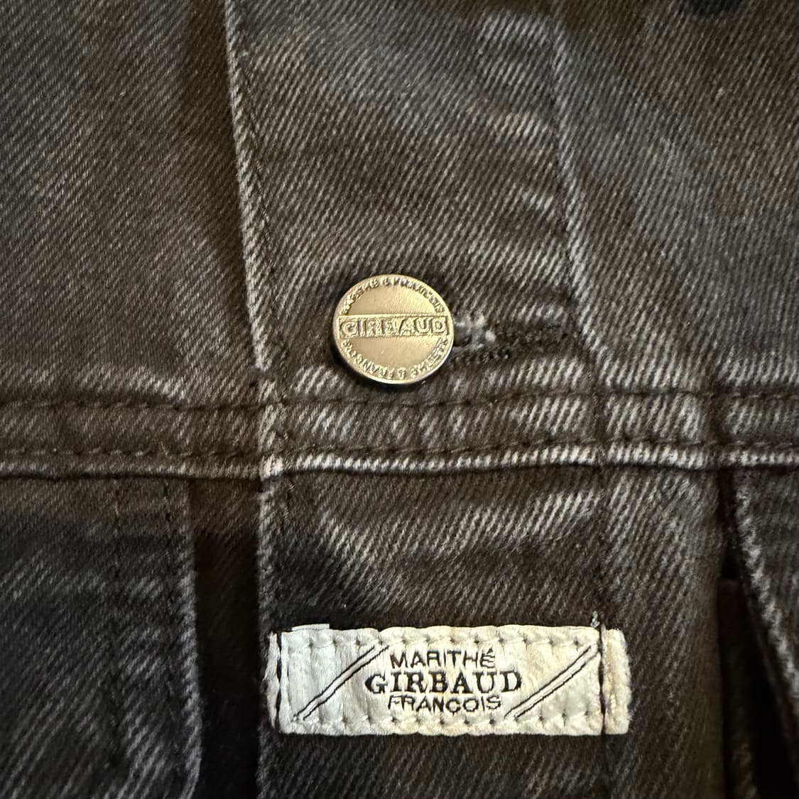 마리떼 프랑소와 저버 블랙 데님 트러커 자켓 상품이미지5