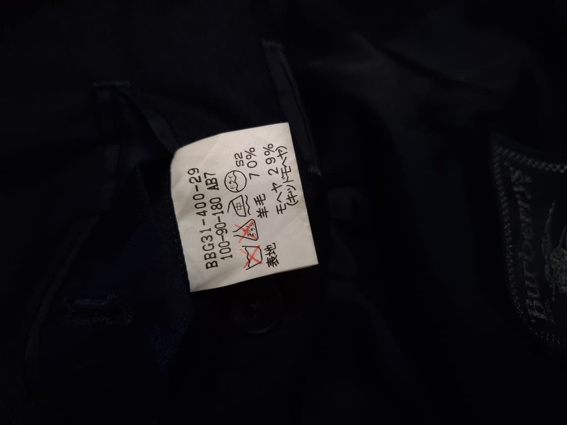 오리지날 90's 일본판 버버리 금장 더블 블레이져 상품이미지5