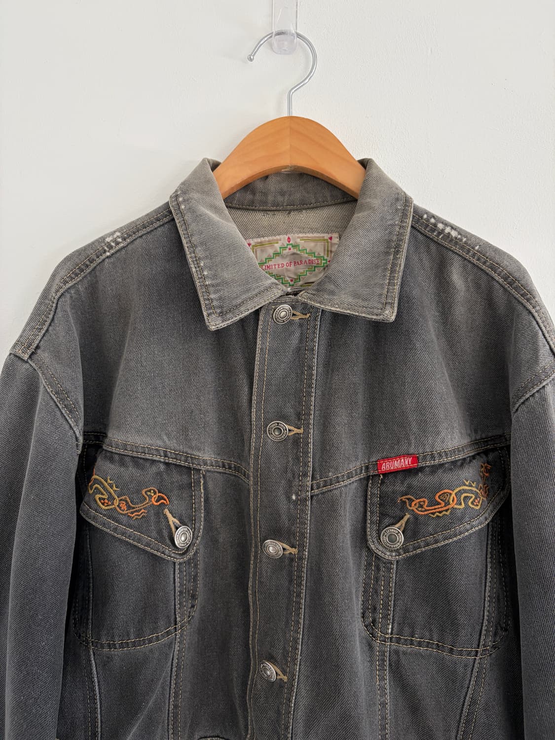 LMITED PARADISE crop denim jacket  상품이미지2