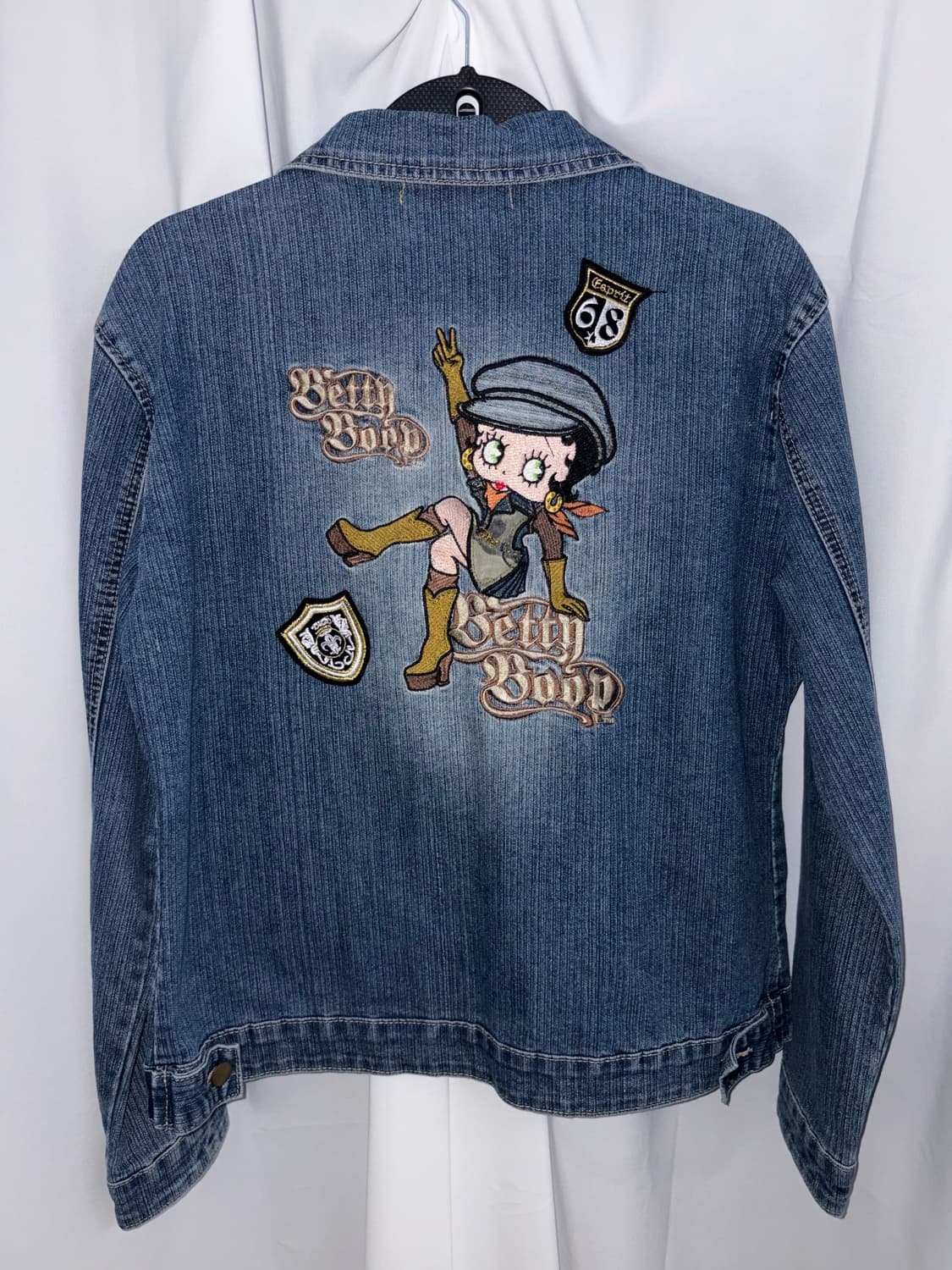 Betty boop 베티붑 청자켓 빈티지 상품이미지2