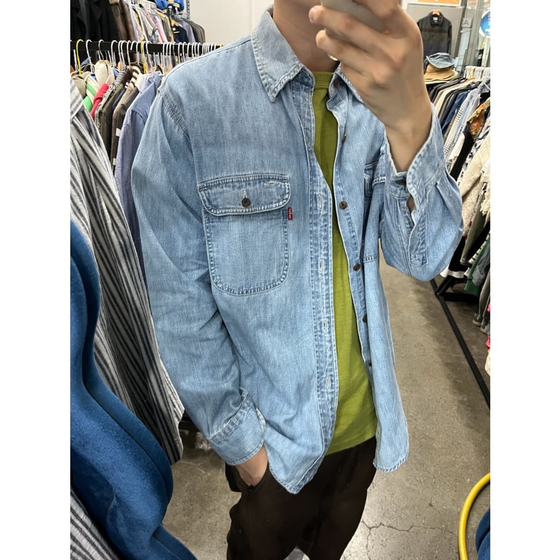 리바이스 빈티지 데님 셔츠  상품이미지3