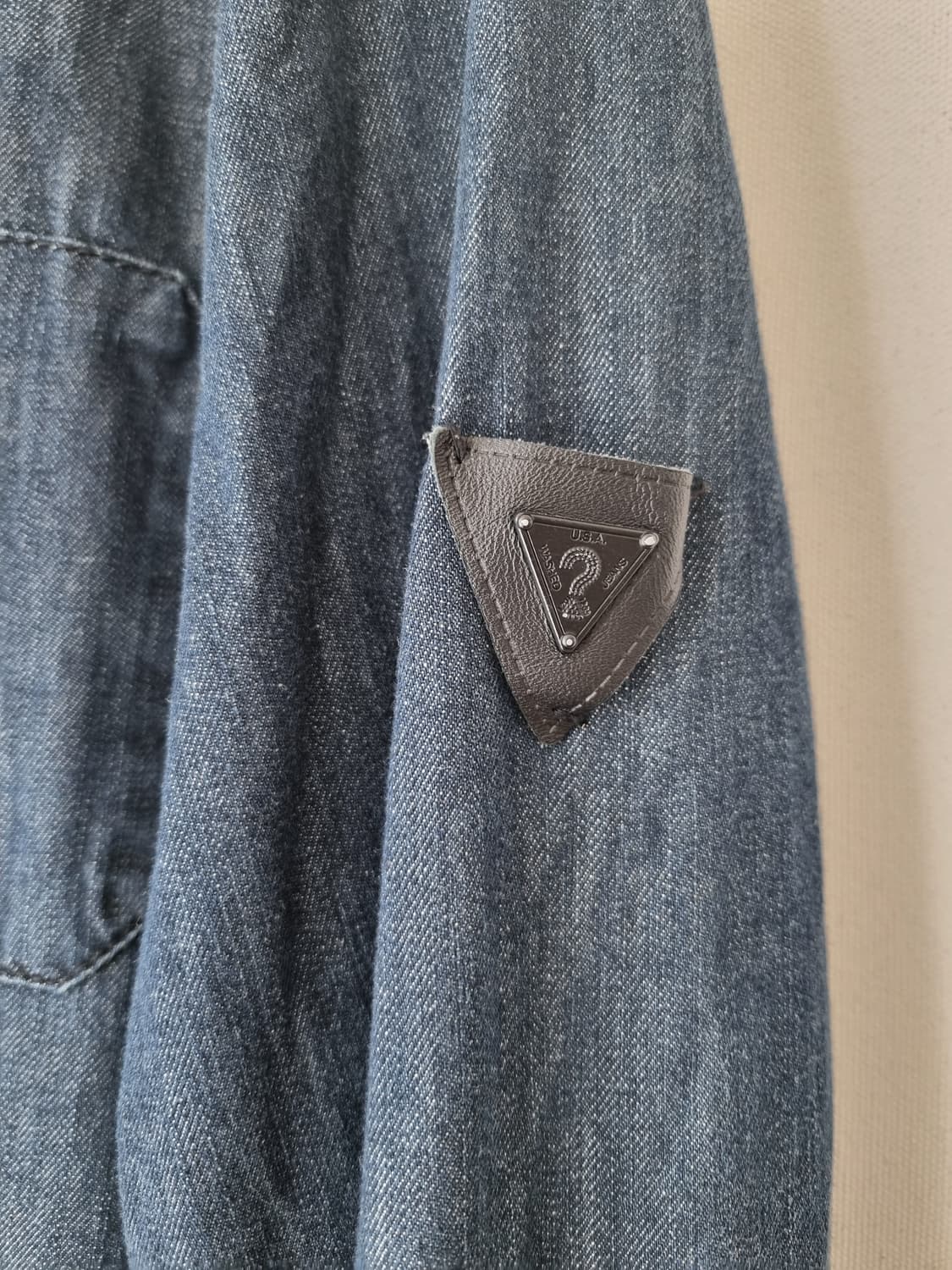 GUESS 남성 데님 블루종 자켓 XL 상품이미지3