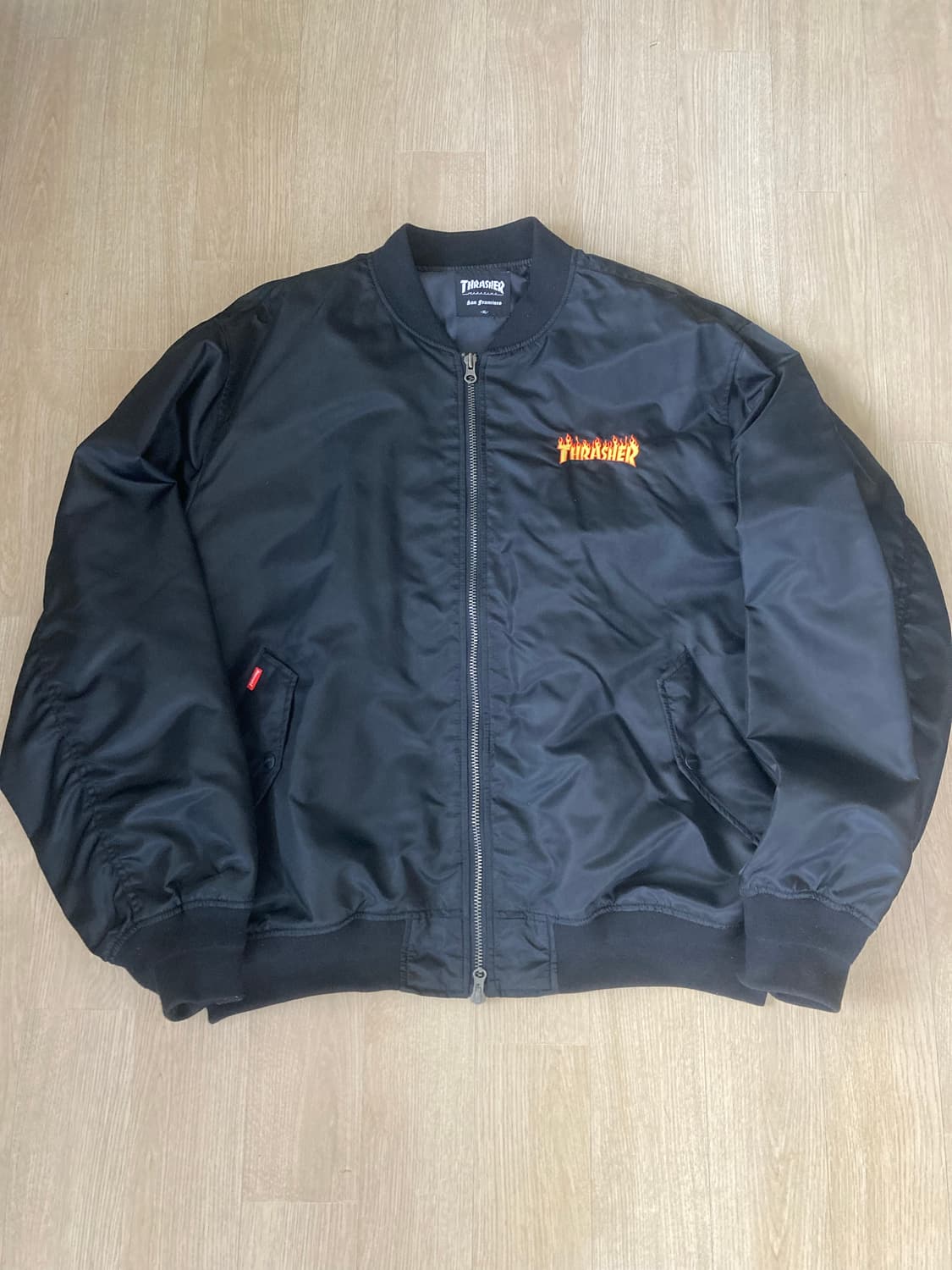 [XL] 트래셔(Thrasher, 트레셔) MA1 마원 점퍼 자켓 / 블 상품이미지2