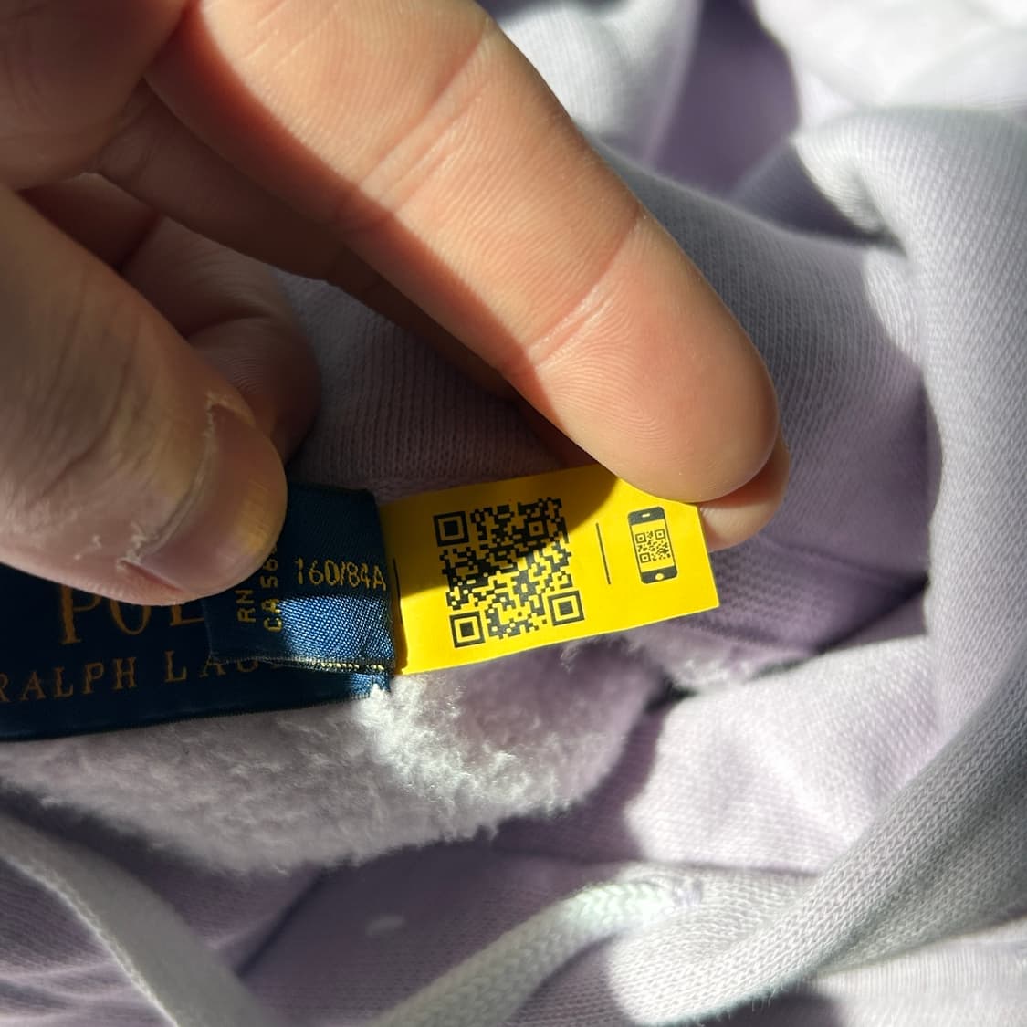 폴로 랄프로렌 빅포니 연보라 후드티 상품이미지8