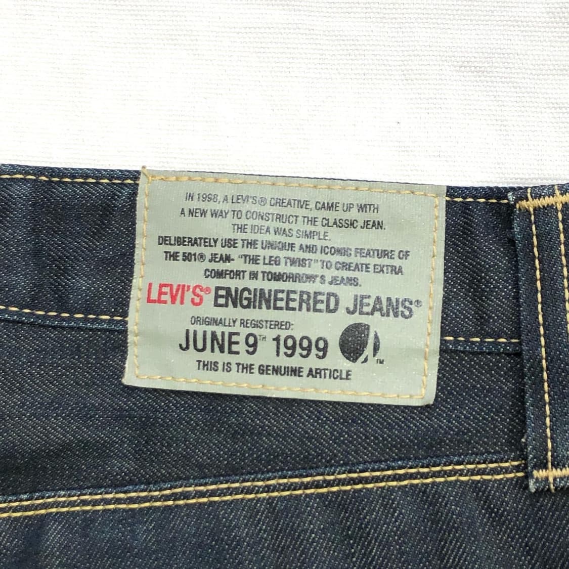 리바이스 엔지니어드 스티치 포인트 데님 팬츠 32 상품이미지5