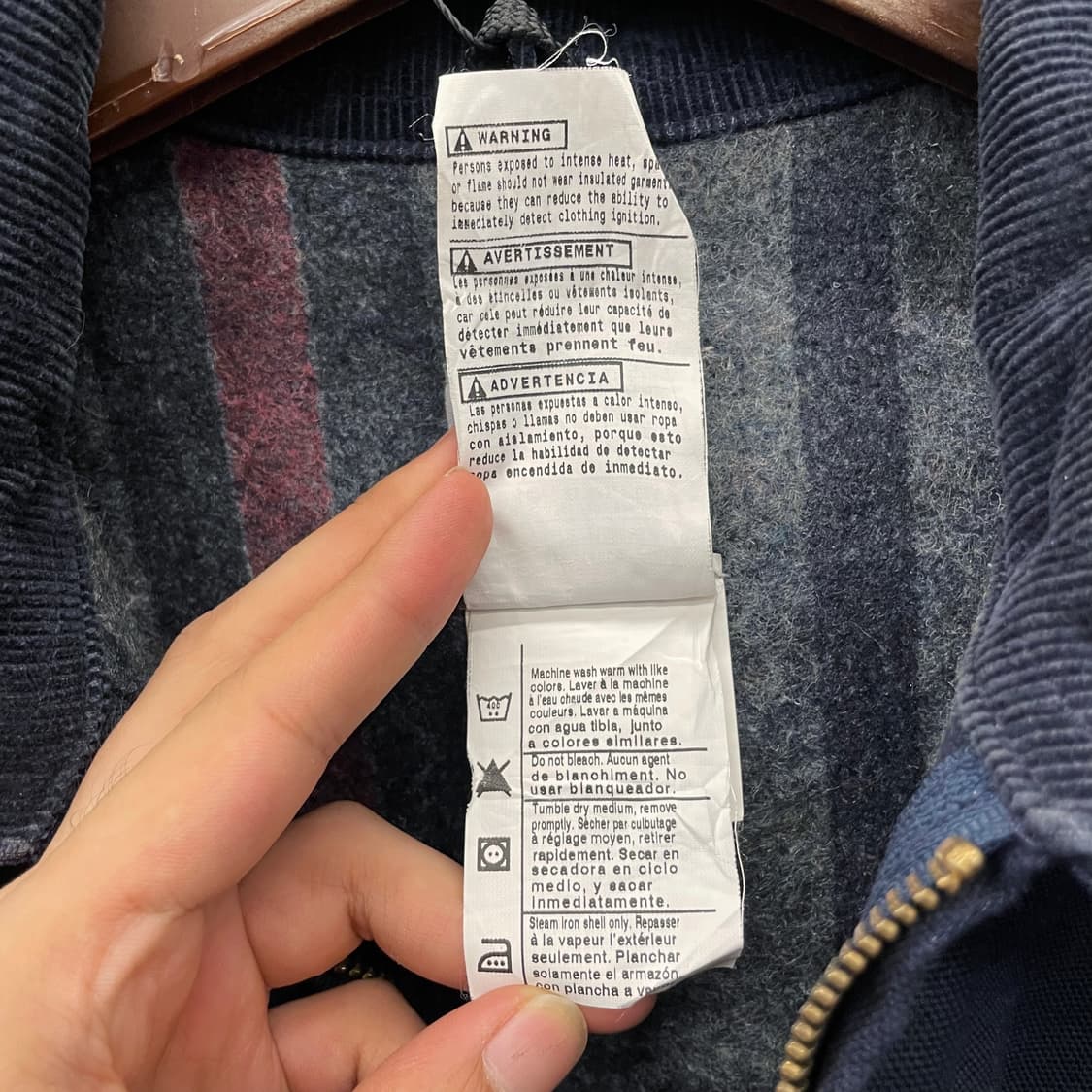 00s 칼하트 J209 Made in USA 코듀넥 디트로이트 자켓 상품이미지9